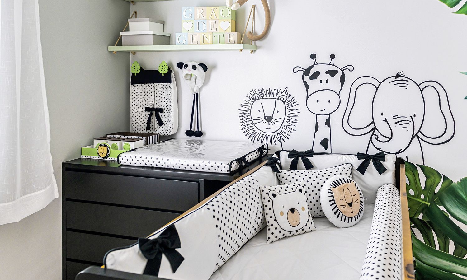 Kit Berço Amiguinhos da Floresta