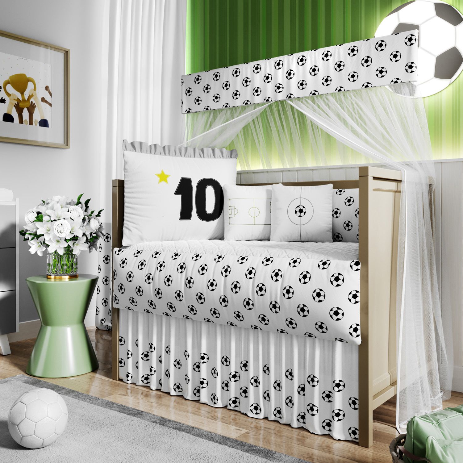 Kit Berço Camisa 10 Futebol