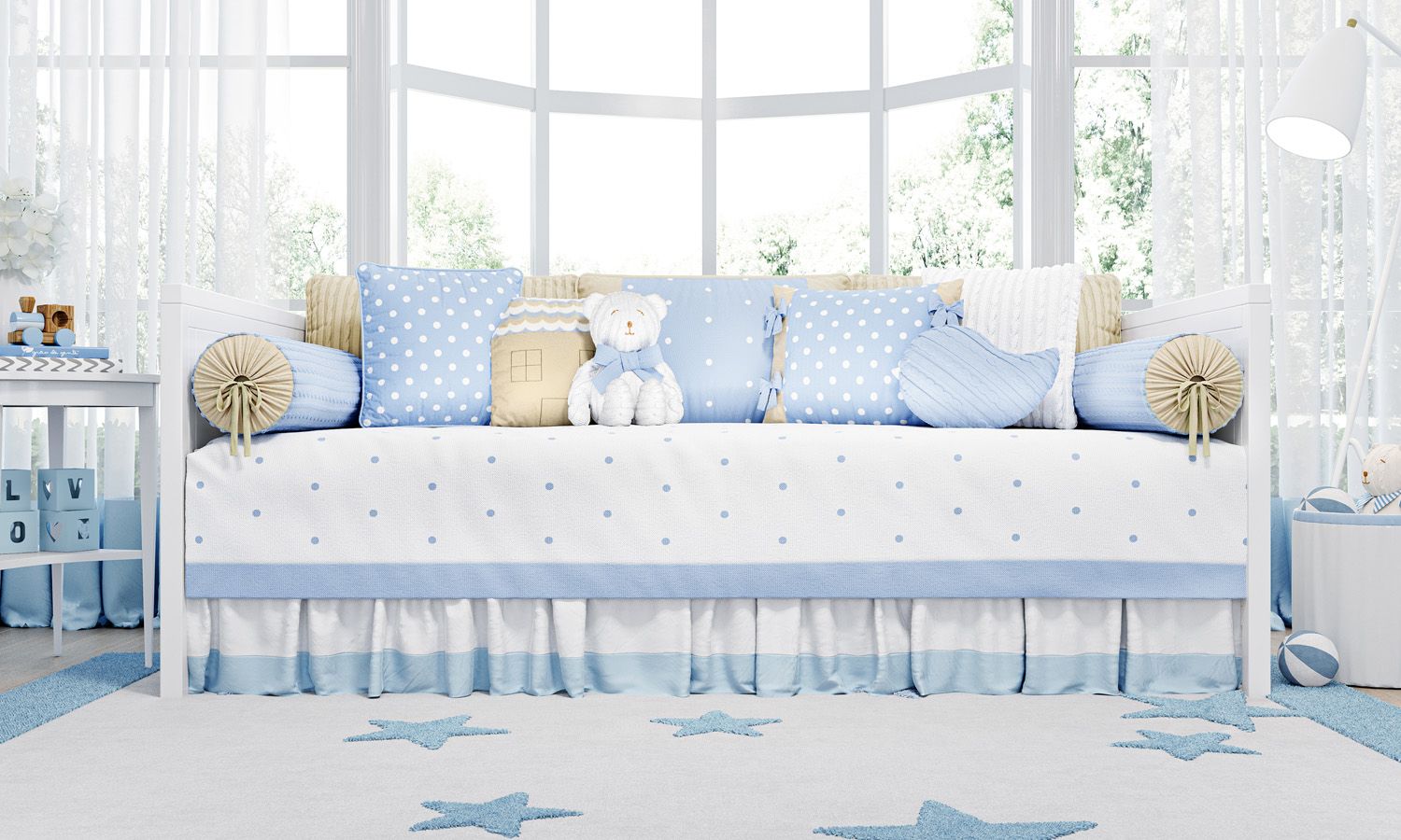 Manta Solteiro Tricot Poá Rosa 2,20M