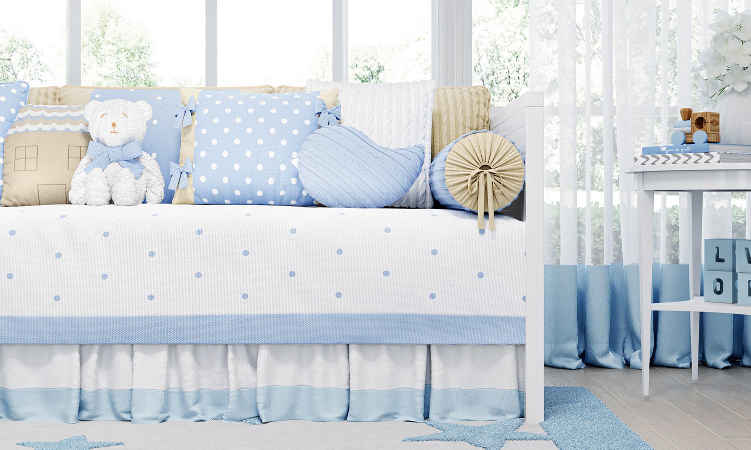 Manta Solteiro Tricot Poá Rosa 2,20M