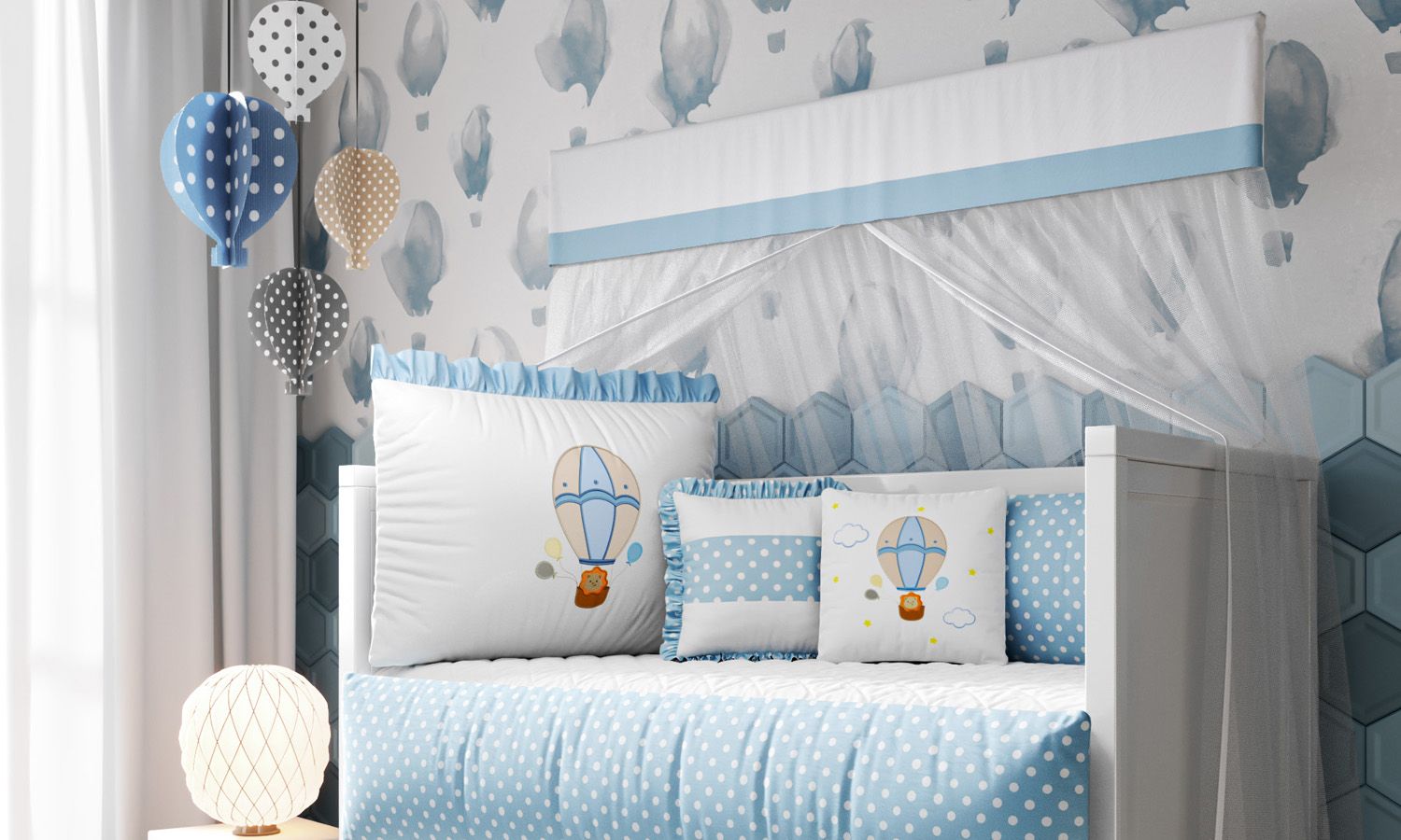 Kit Berço Leãozinho no Balão