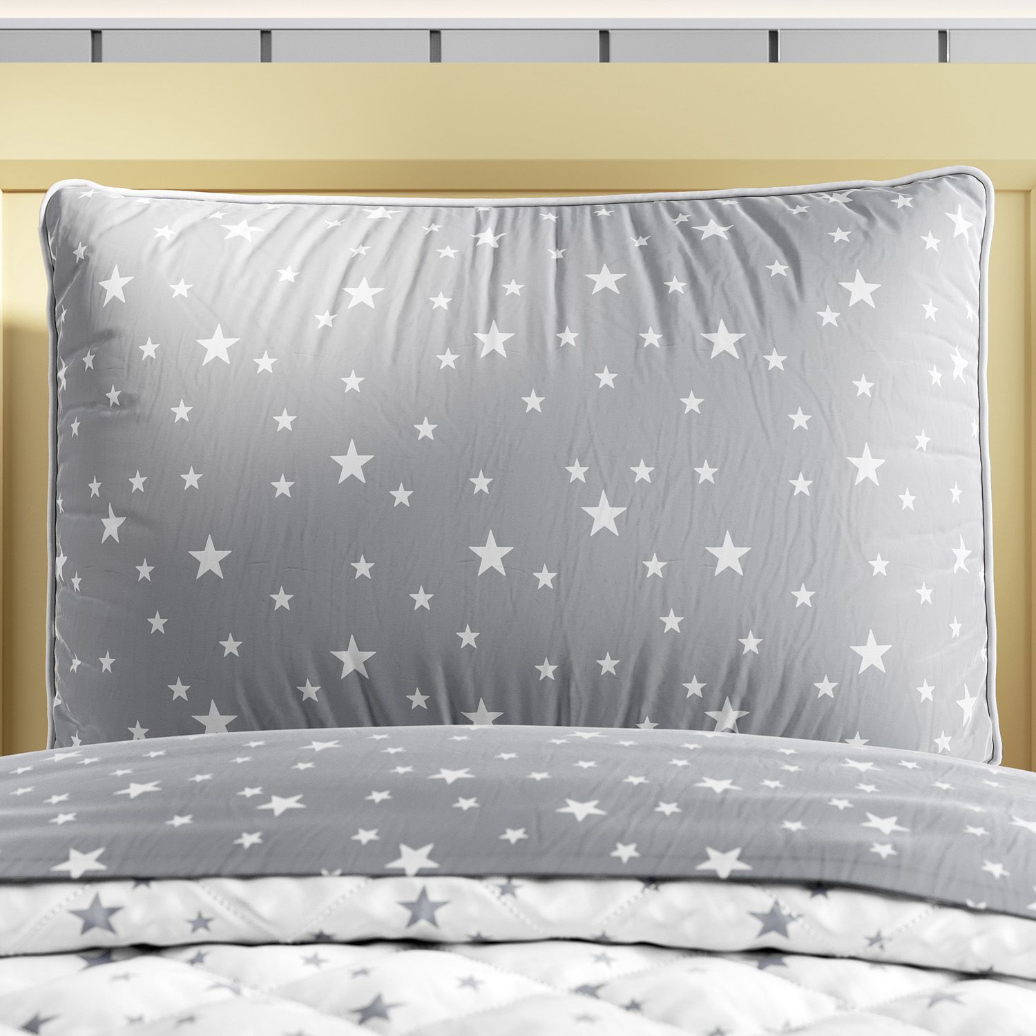 Fronha de Travesseiro Infantil Estrelinha Azul