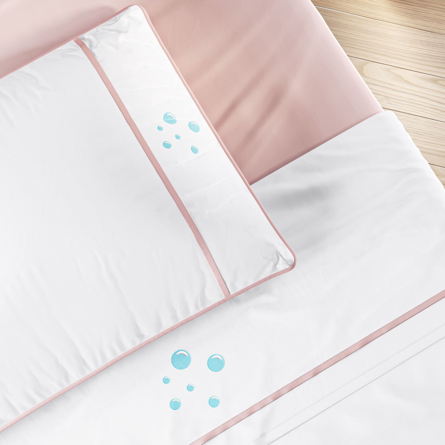 Jogo de Lençol Solteiro Fundo do Mar