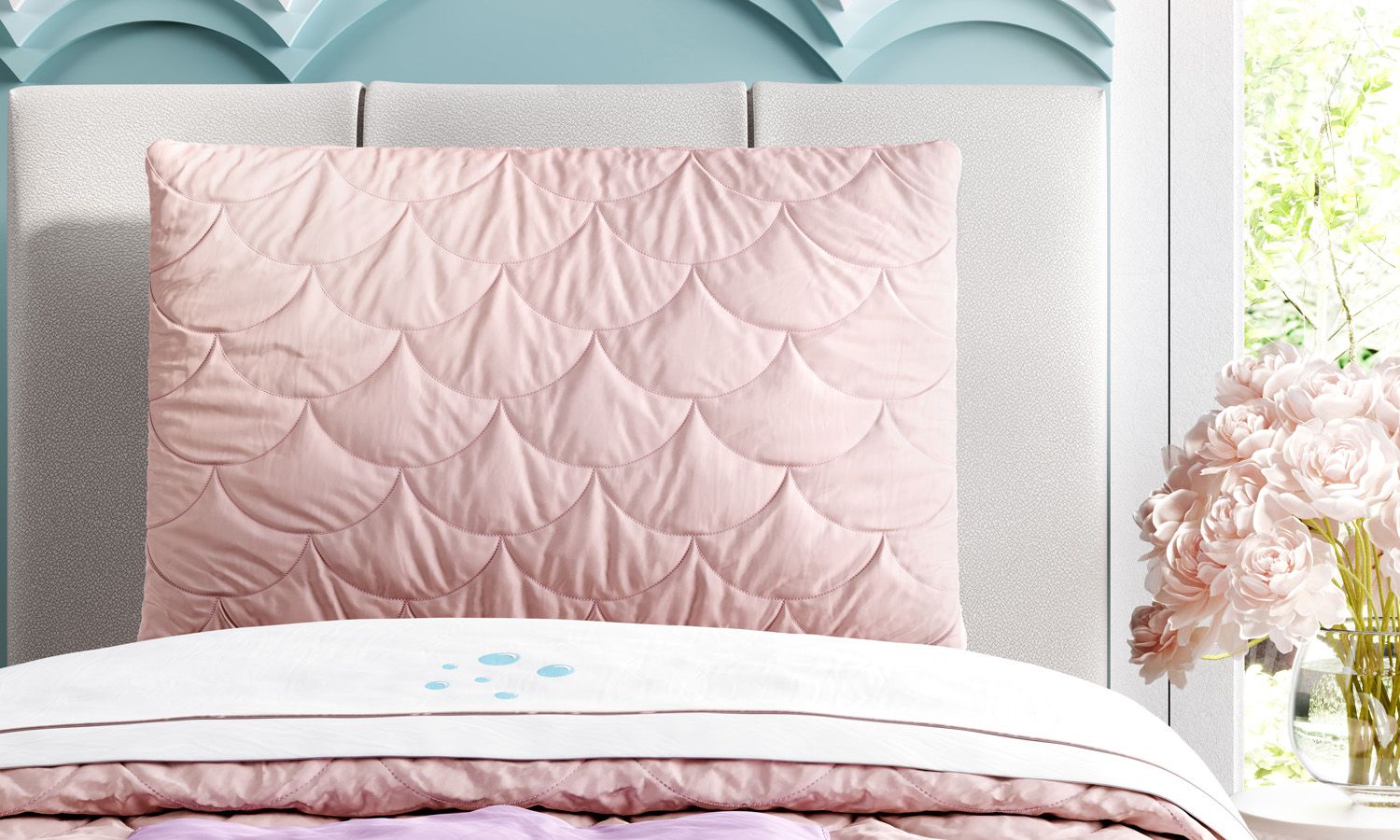 Kit Cama Infantil Solteiro Menina Sereia