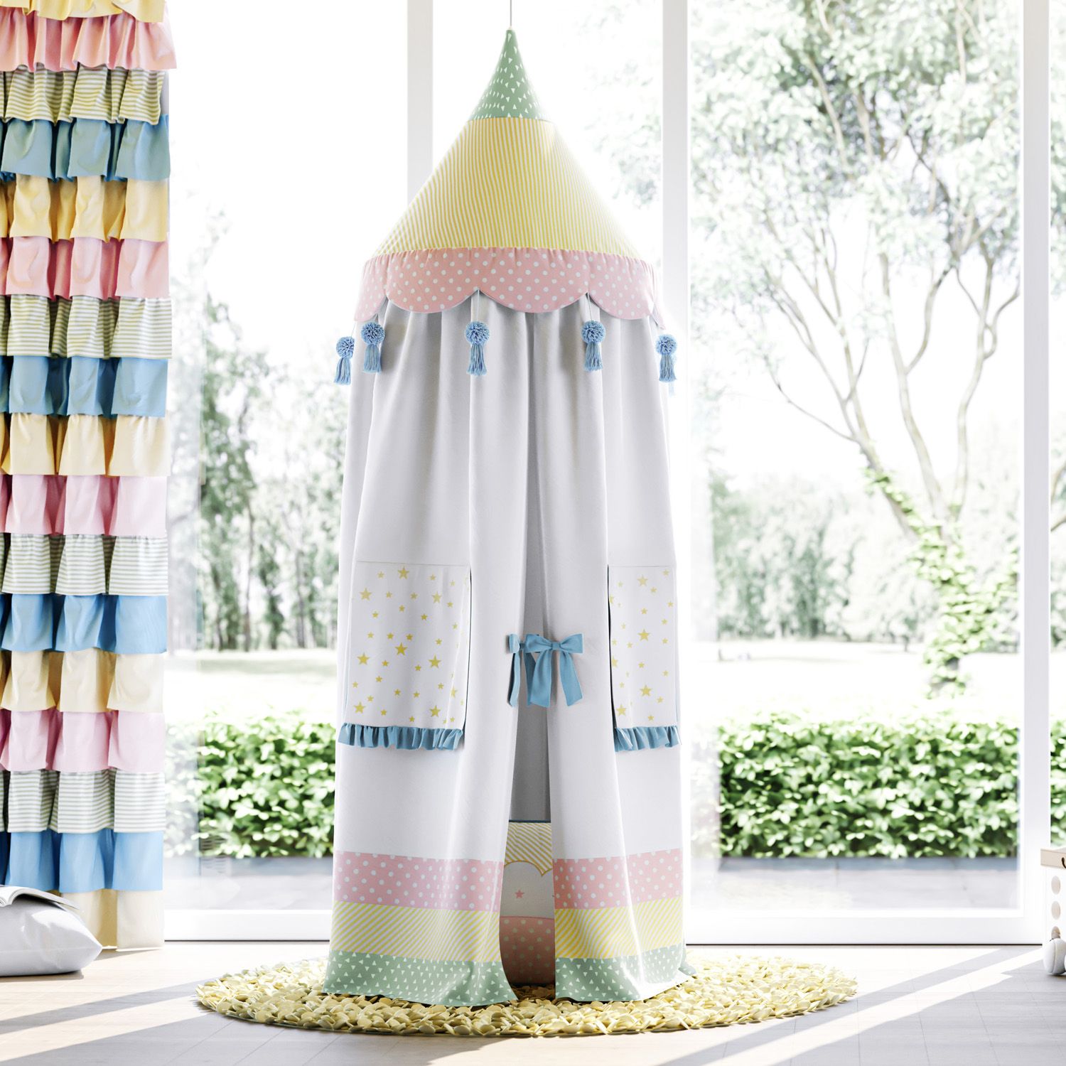 Tenda Dossel Arco-Íris