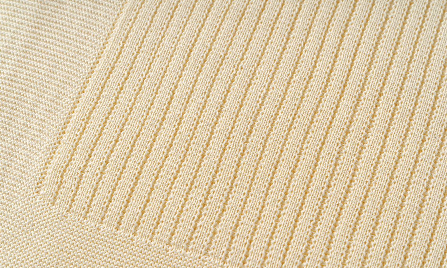 Saída Maternidade Tricot Macacão Listrado Amarelo Baunilha 02 Peças