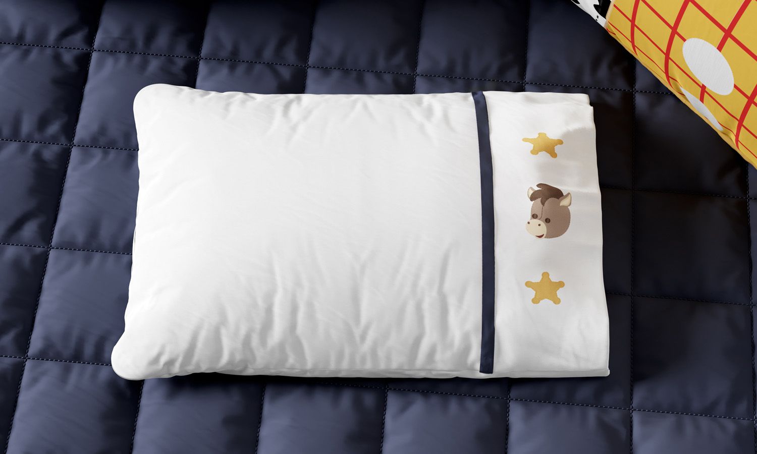 Jogo de Fronhas Bordadas Toy Story Woody 3 Peças