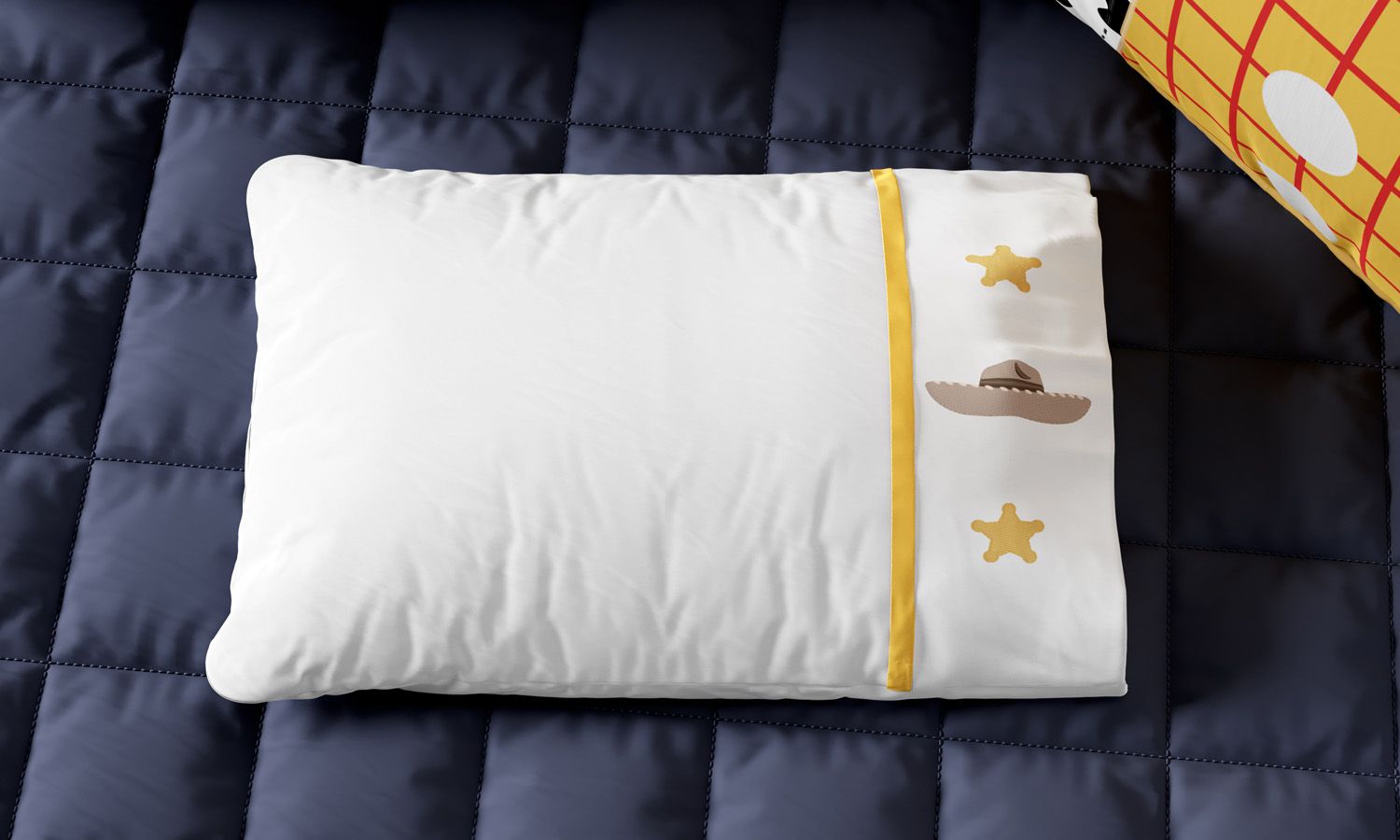 Jogo de Fronhas Bordadas Toy Story Woody 3 Peças