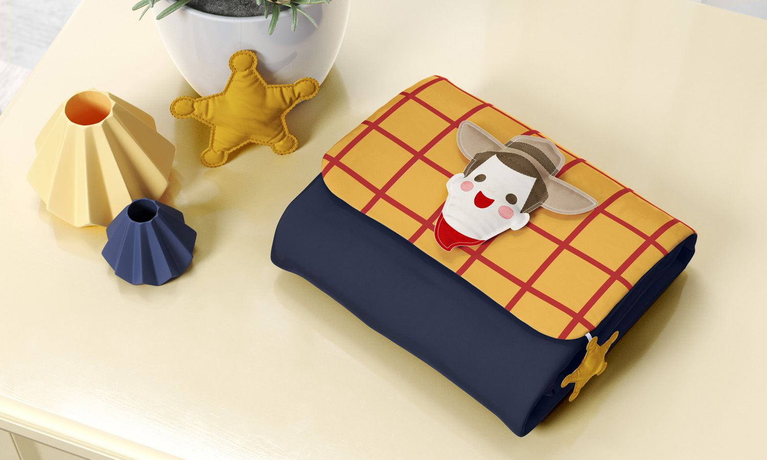 Trocador de Fraldas Portátil Toy Story Woody 85x40cm