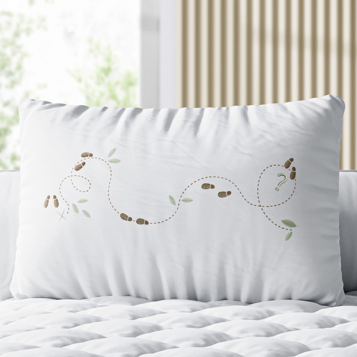 Almofada Retangular Trilha Safári Baby 45cm