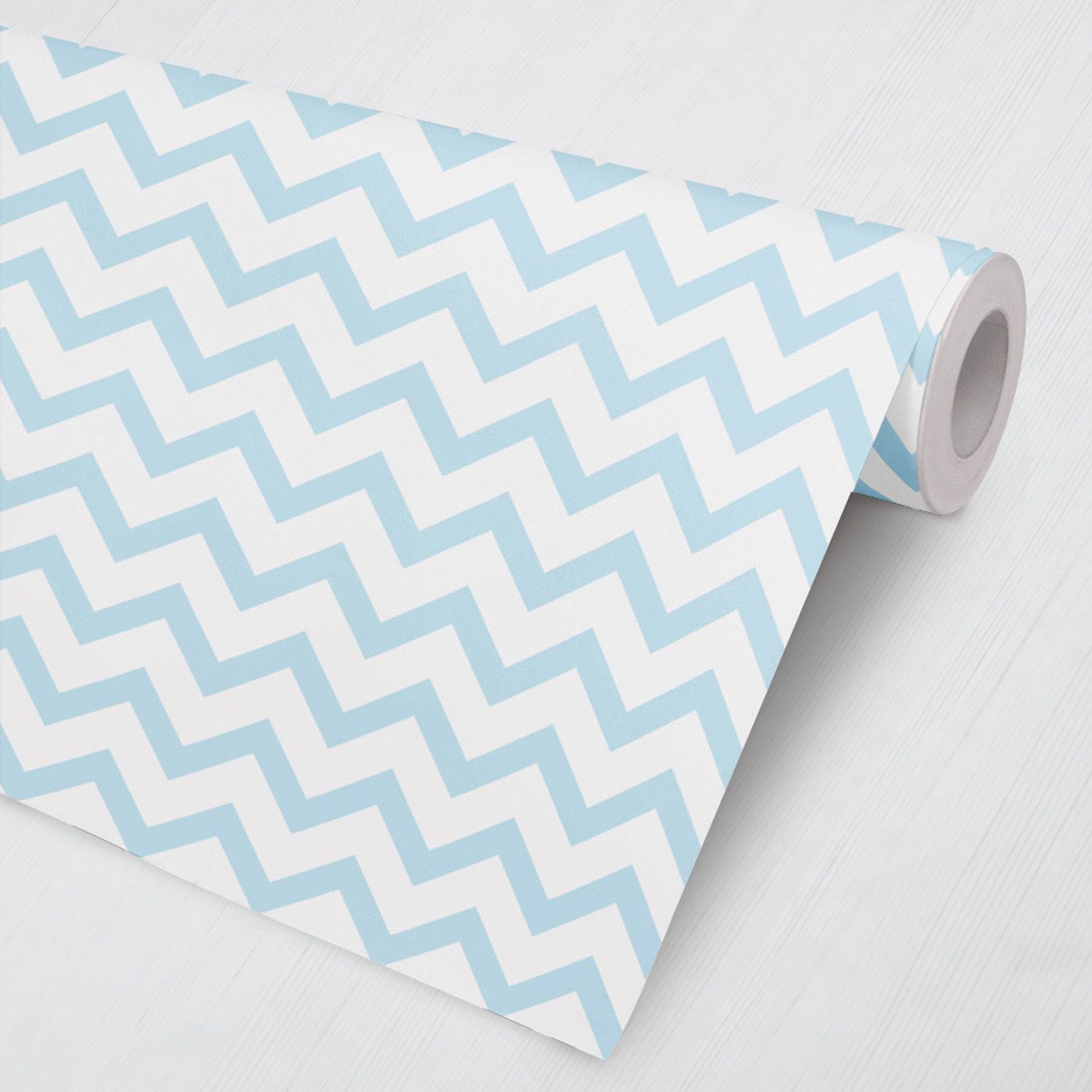 Papel de Parede Chevron Amarelo e Verde 3M