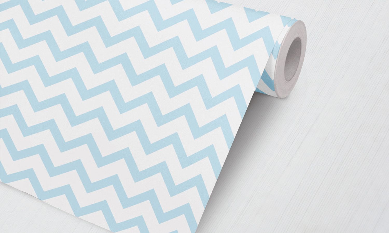 Papel de Parede Chevron Amarelo e Verde 3M