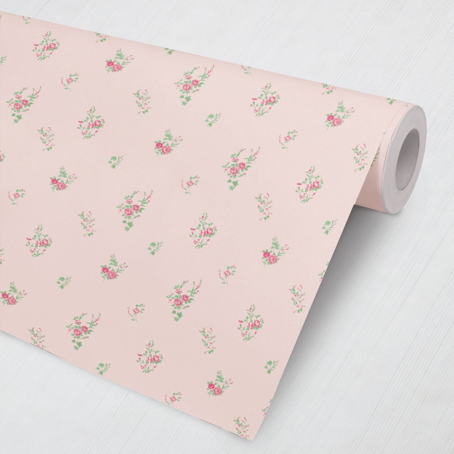 Papel de Parede Floral Petit Rosa 3M