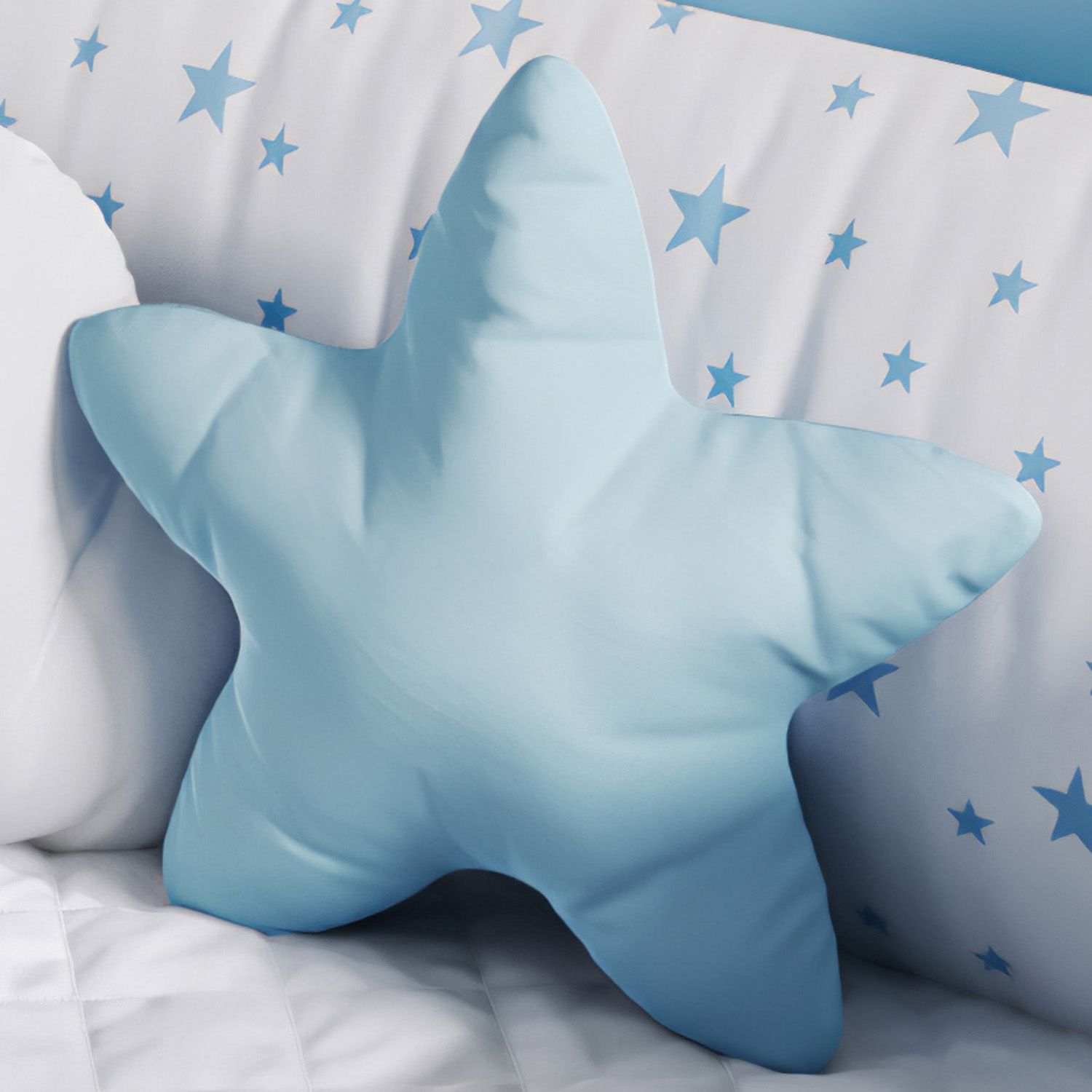 Almofada Estrelinha Cinza 30cm