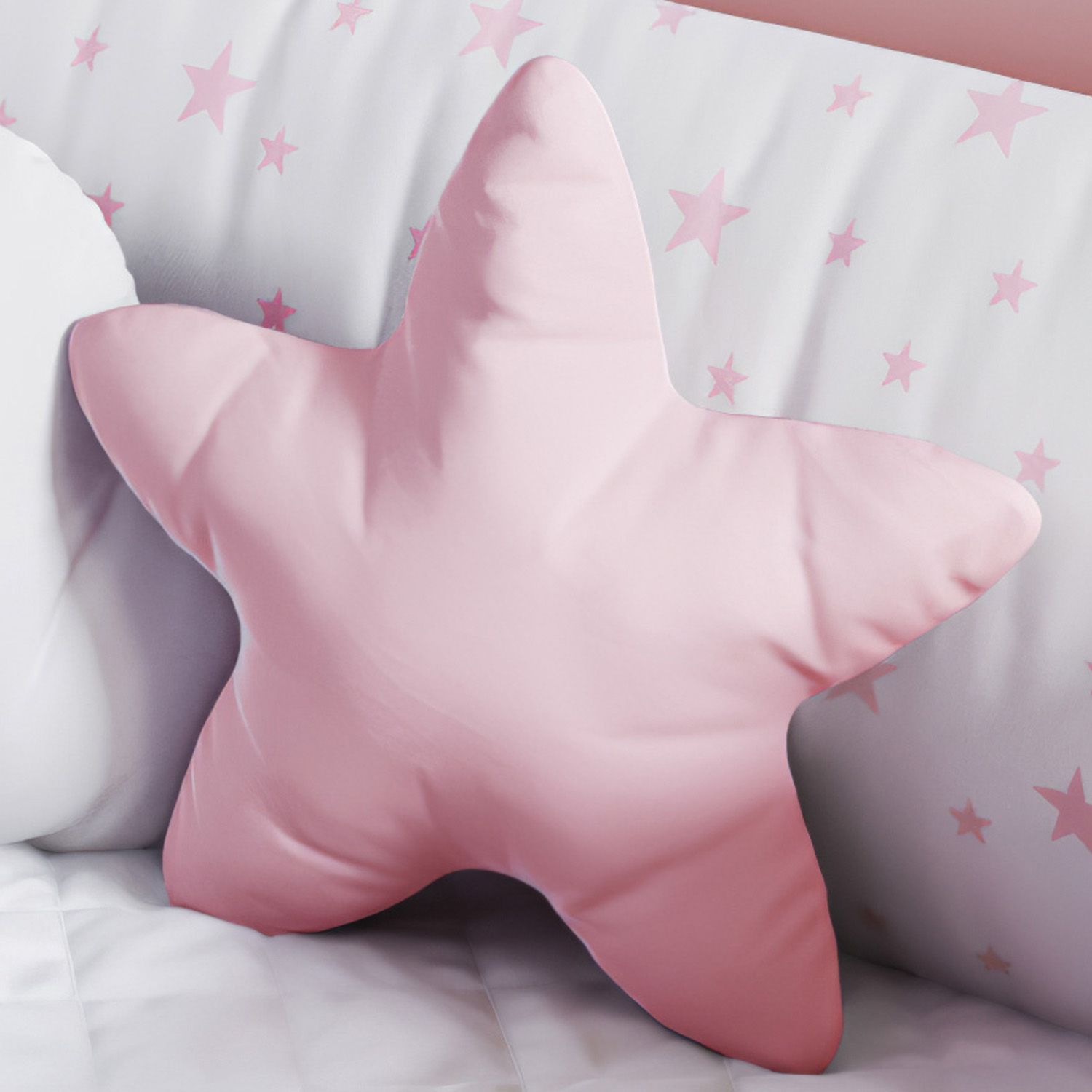 Almofada Estrelinha Cinza 30cm