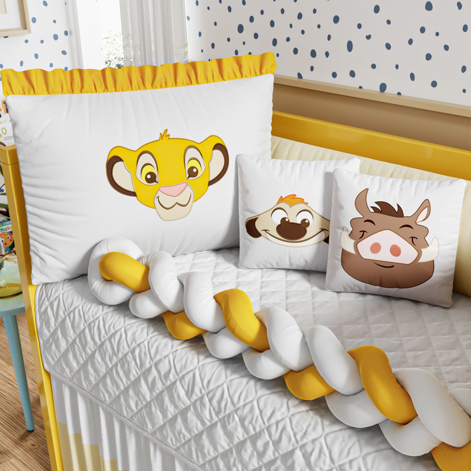 Kit Berço Trança Simba O Rei Leão
