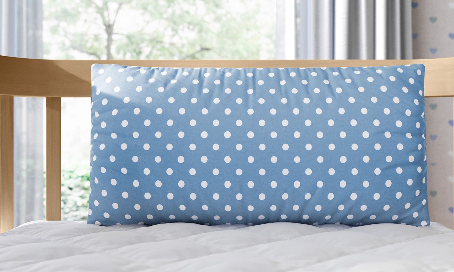 Kit Mini Berço Trança Poá Cinza e Rosa