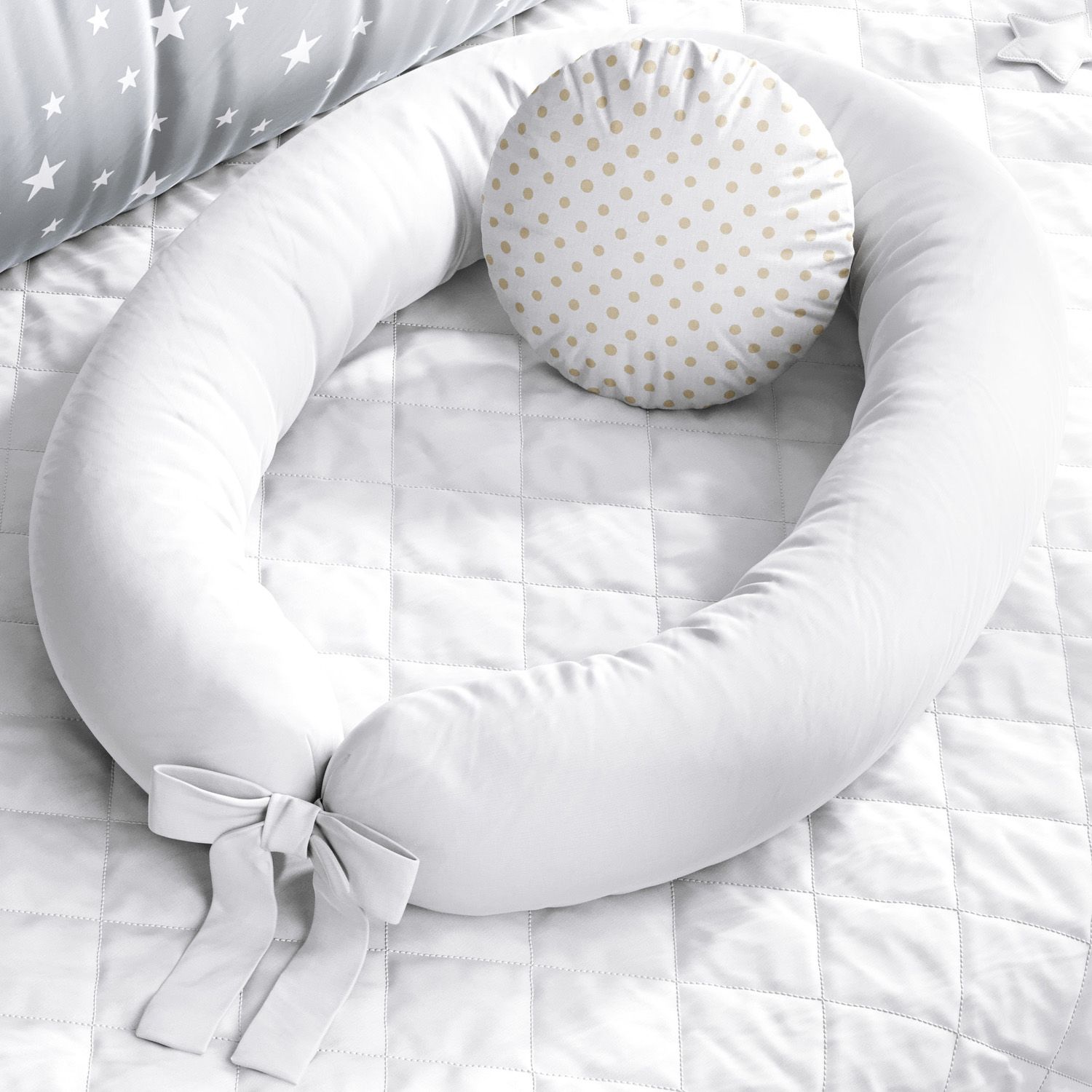 Almofada Mami Protetora 3 em 1 Amarelo 2m