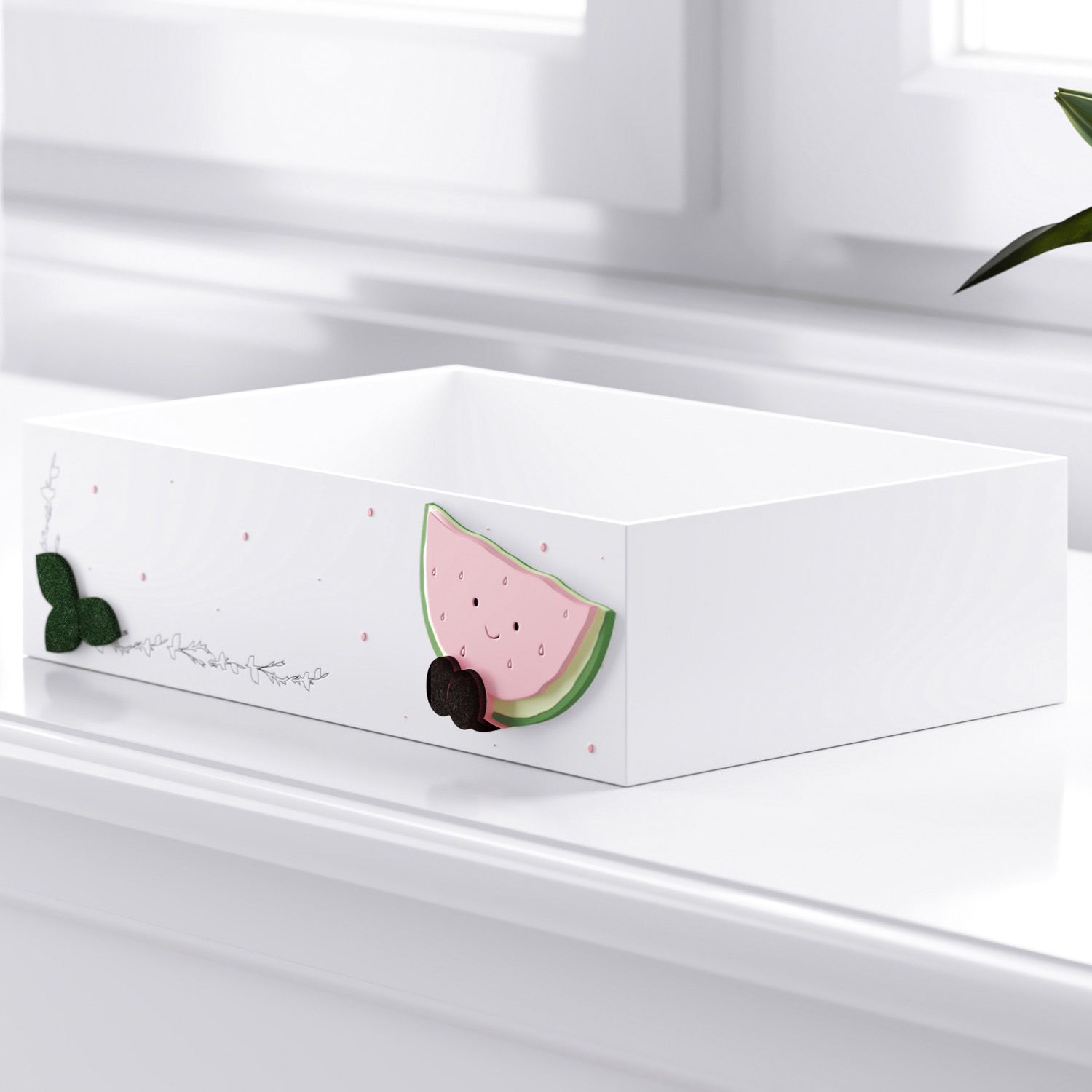 Bandeja MDF Melancia Frutinhas