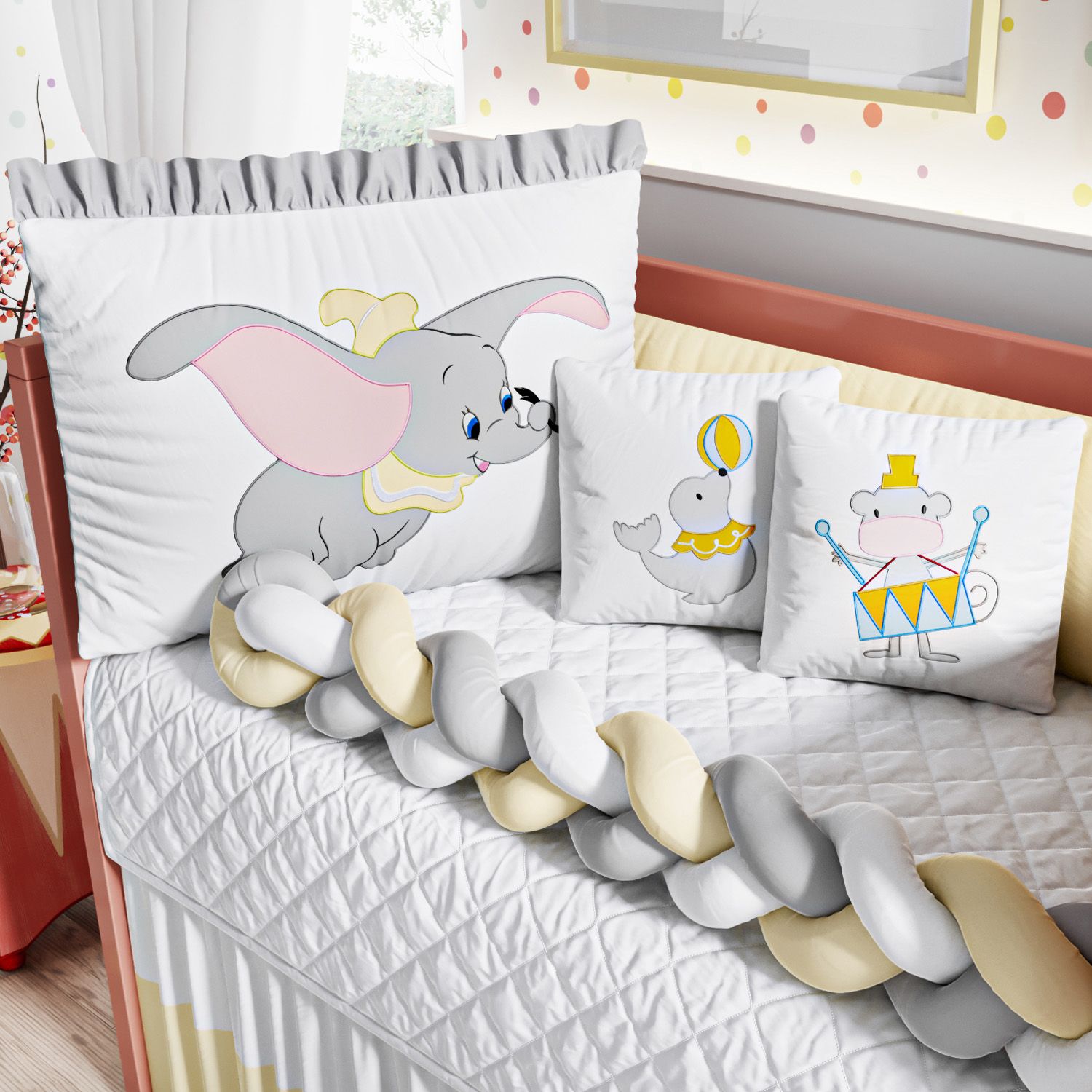 Kit Berço Trança Dumbo