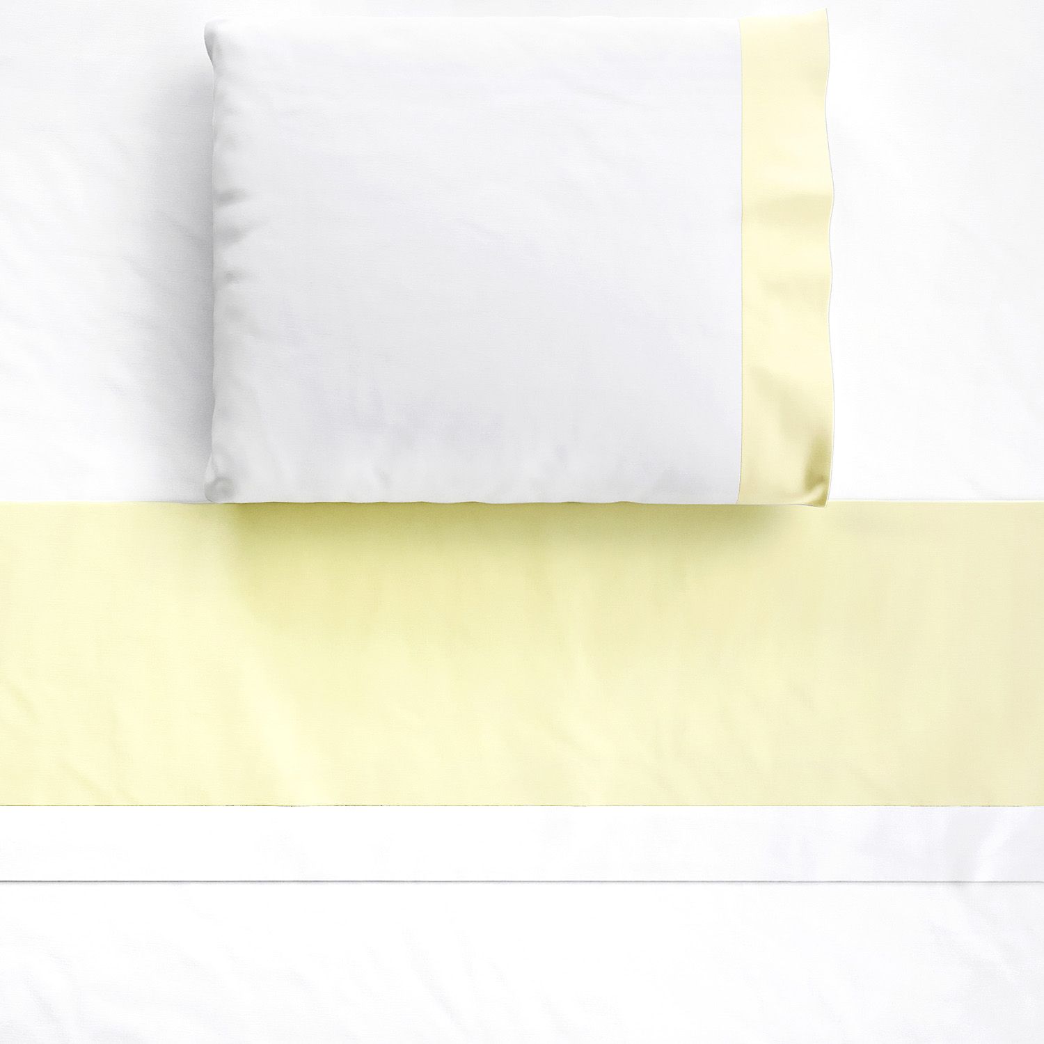 Jogo de Lençol Berço Azul e Branco 3 peças