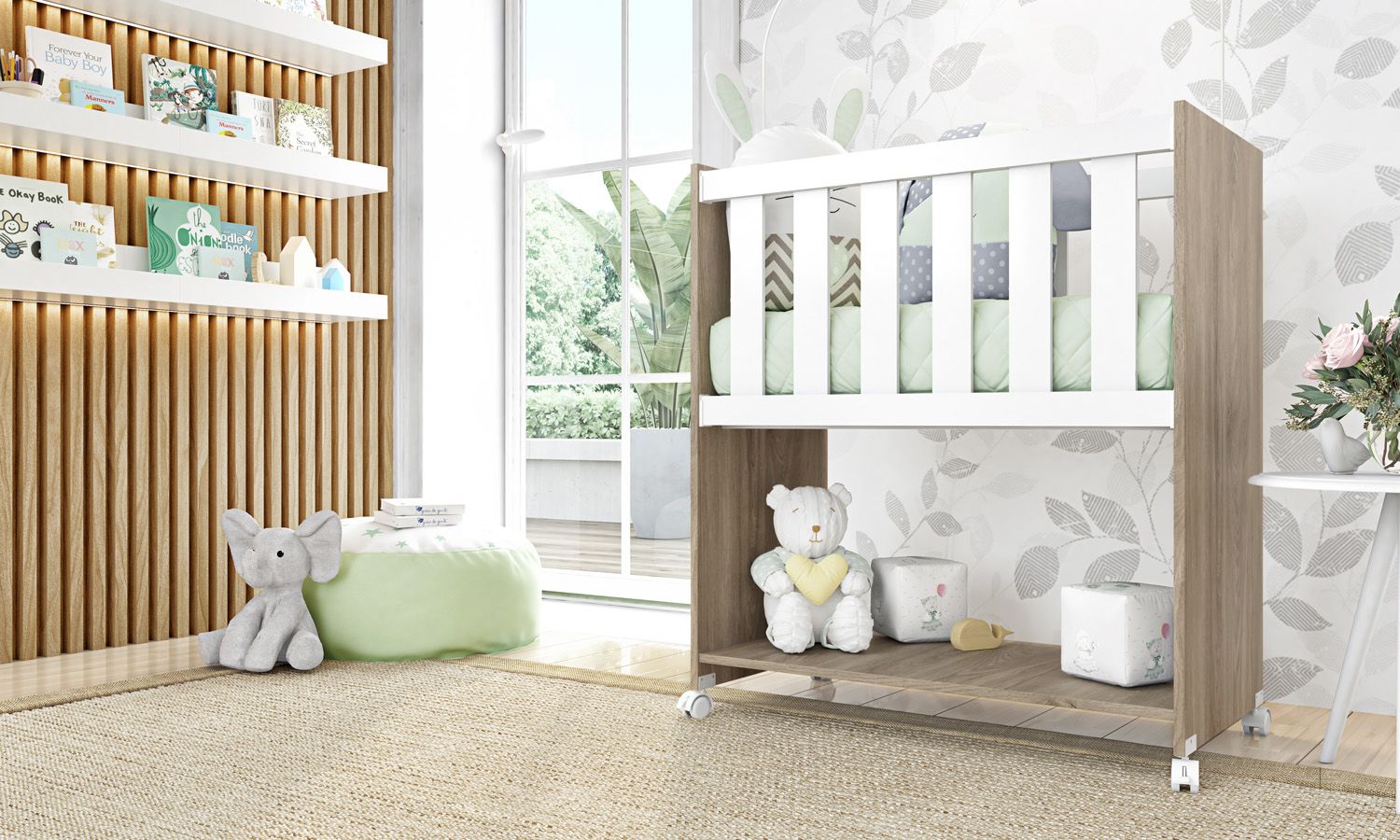 Mini Berço Branco Bianco - imagem 2