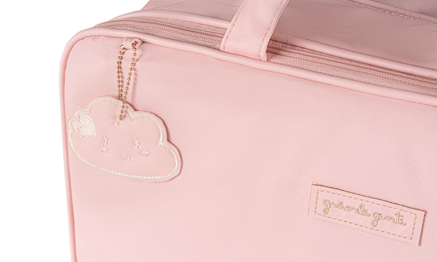 Mala Maternidade Chuva de Amor Rosa 48cm