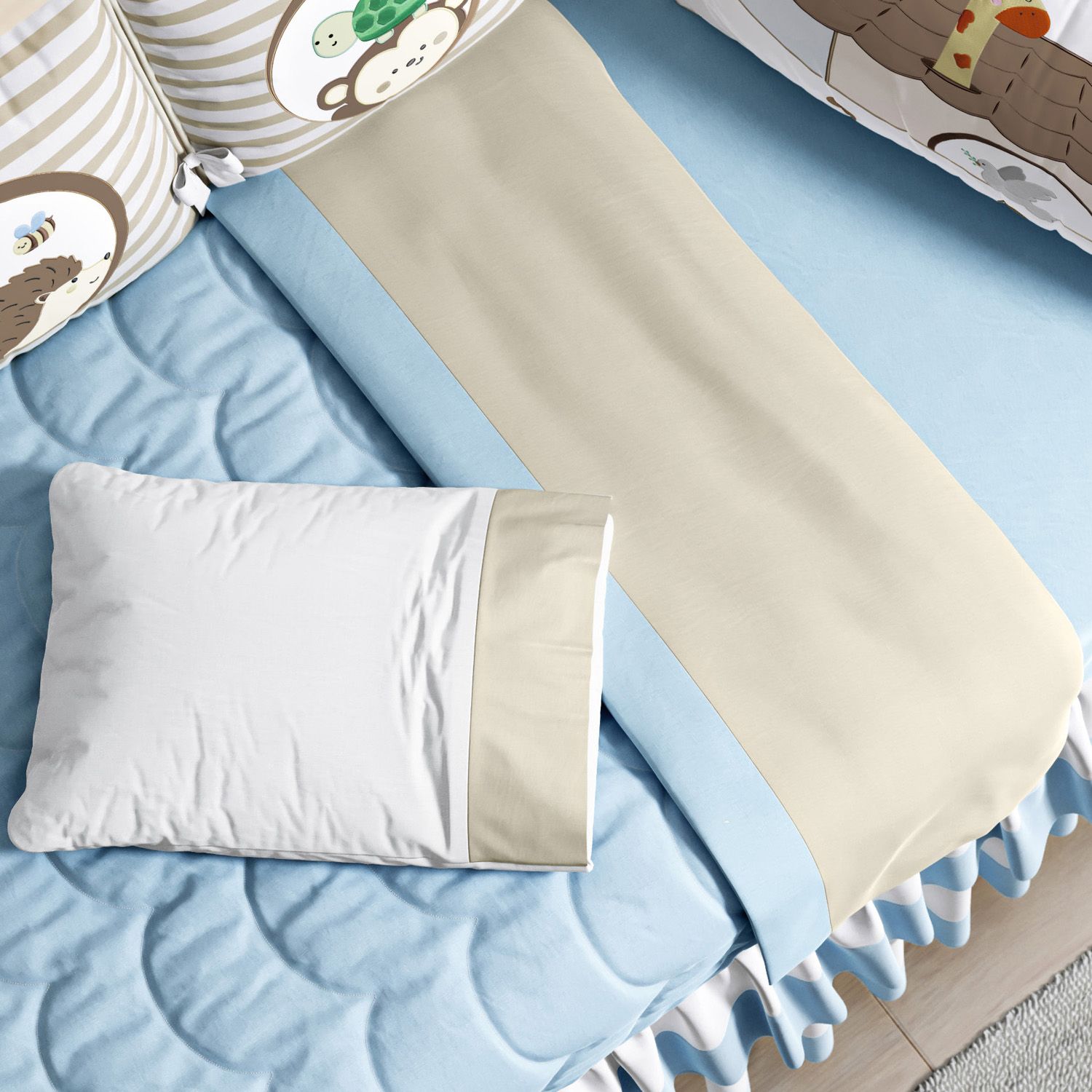 Kit Berço Arca dos Bichinhos