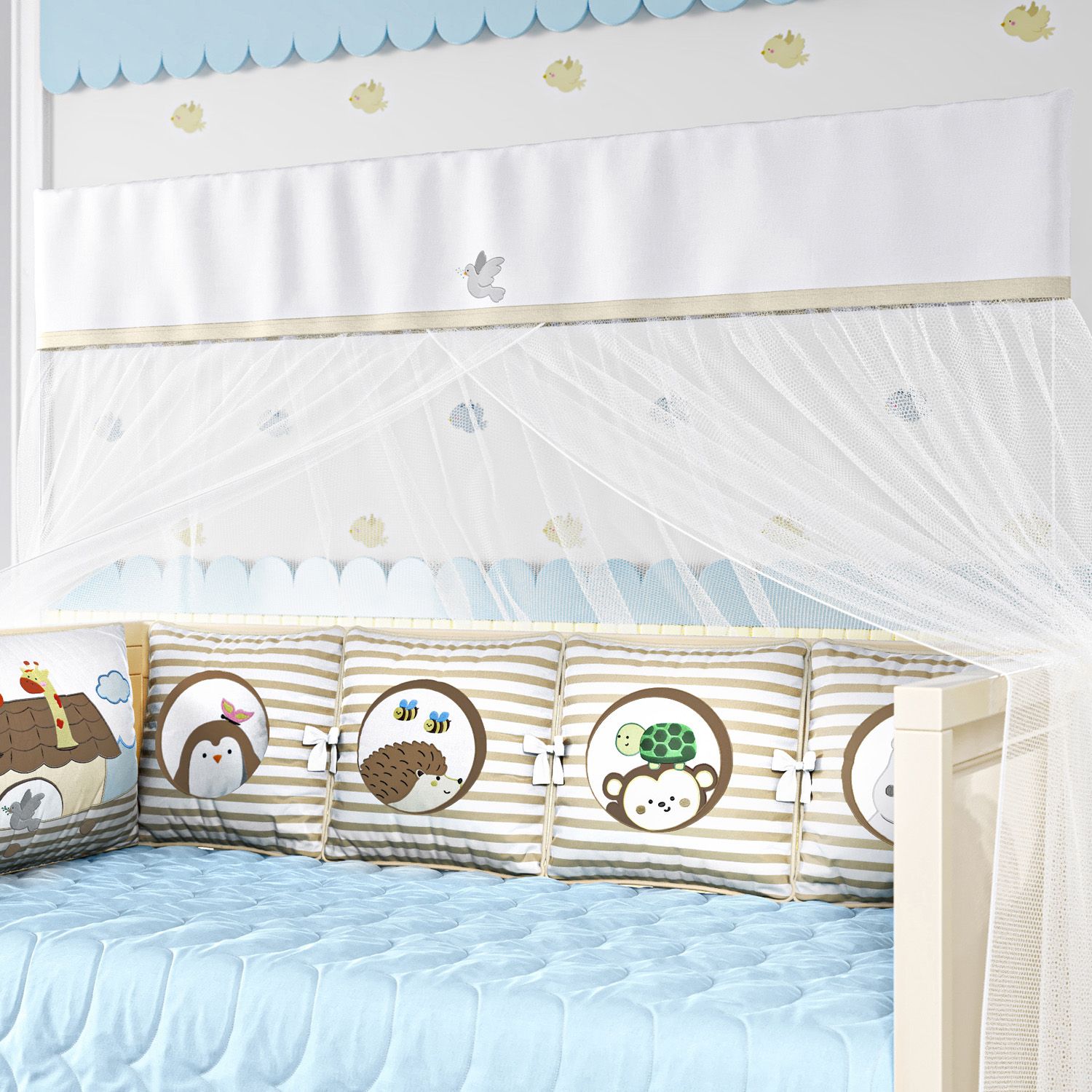 Kit Berço Arca dos Bichinhos