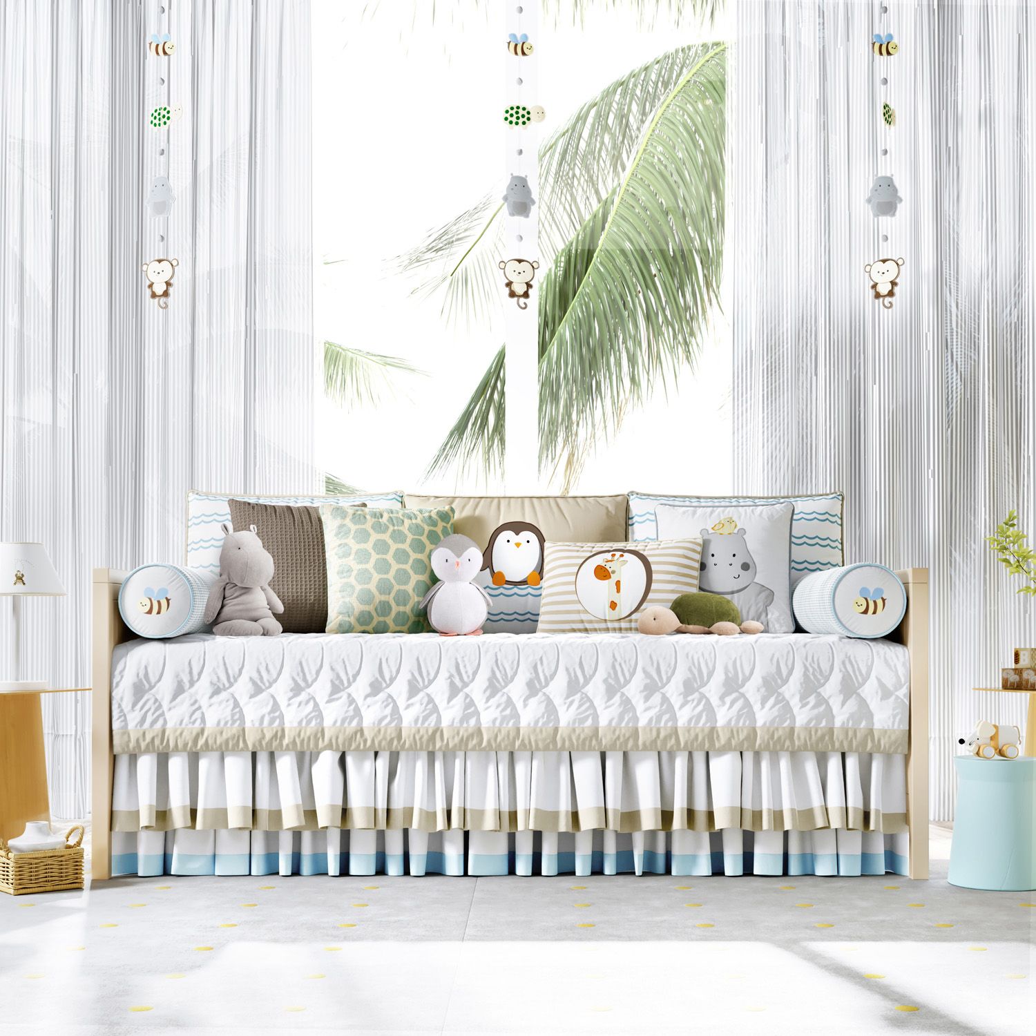 Kit Cama Babá Arca dos Bichinhos