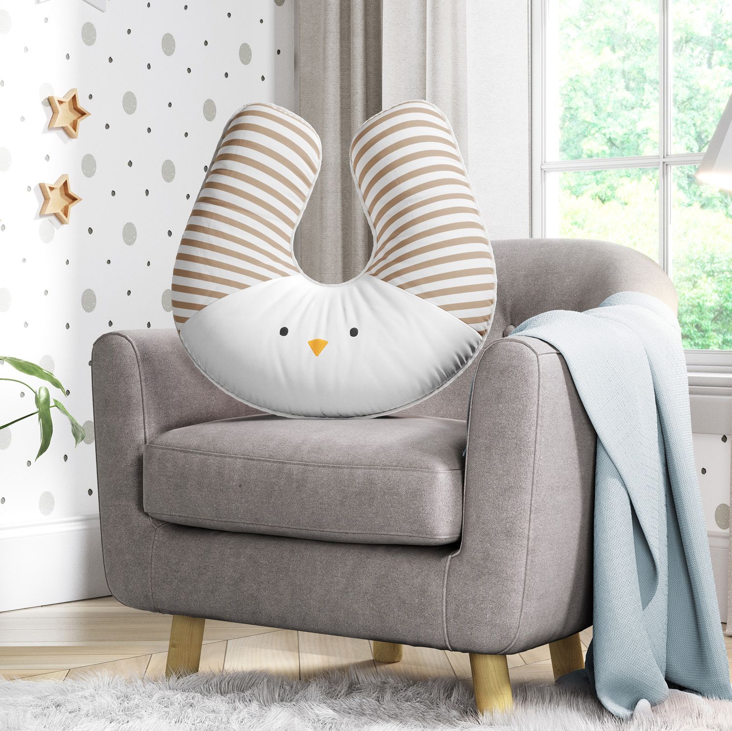 Almofada Amamentação Pinguim Arca dos Bichinhos