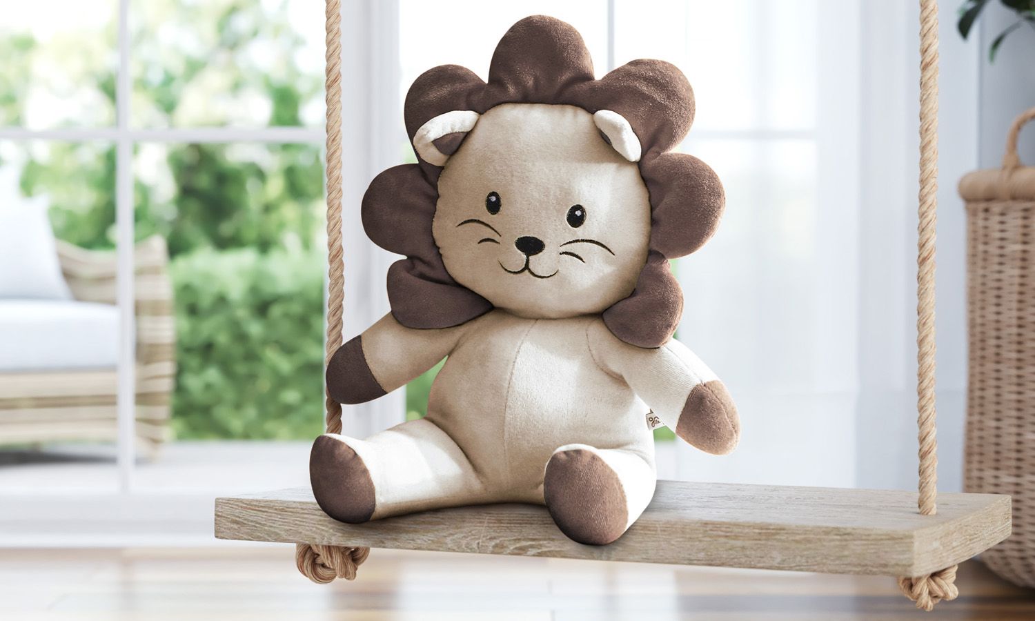 Bichinho de Pelúcia Amiguinhos Safári Leão 45cm