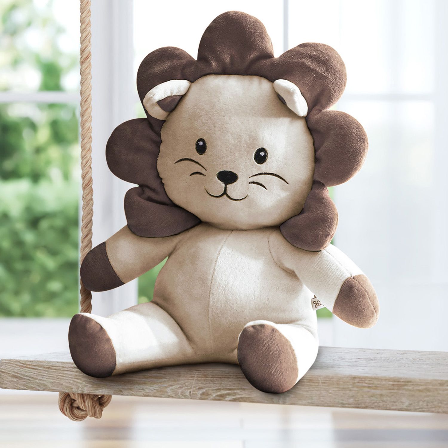 Bichinho de Pelúcia Amiguinhos Safári Leão 45cm