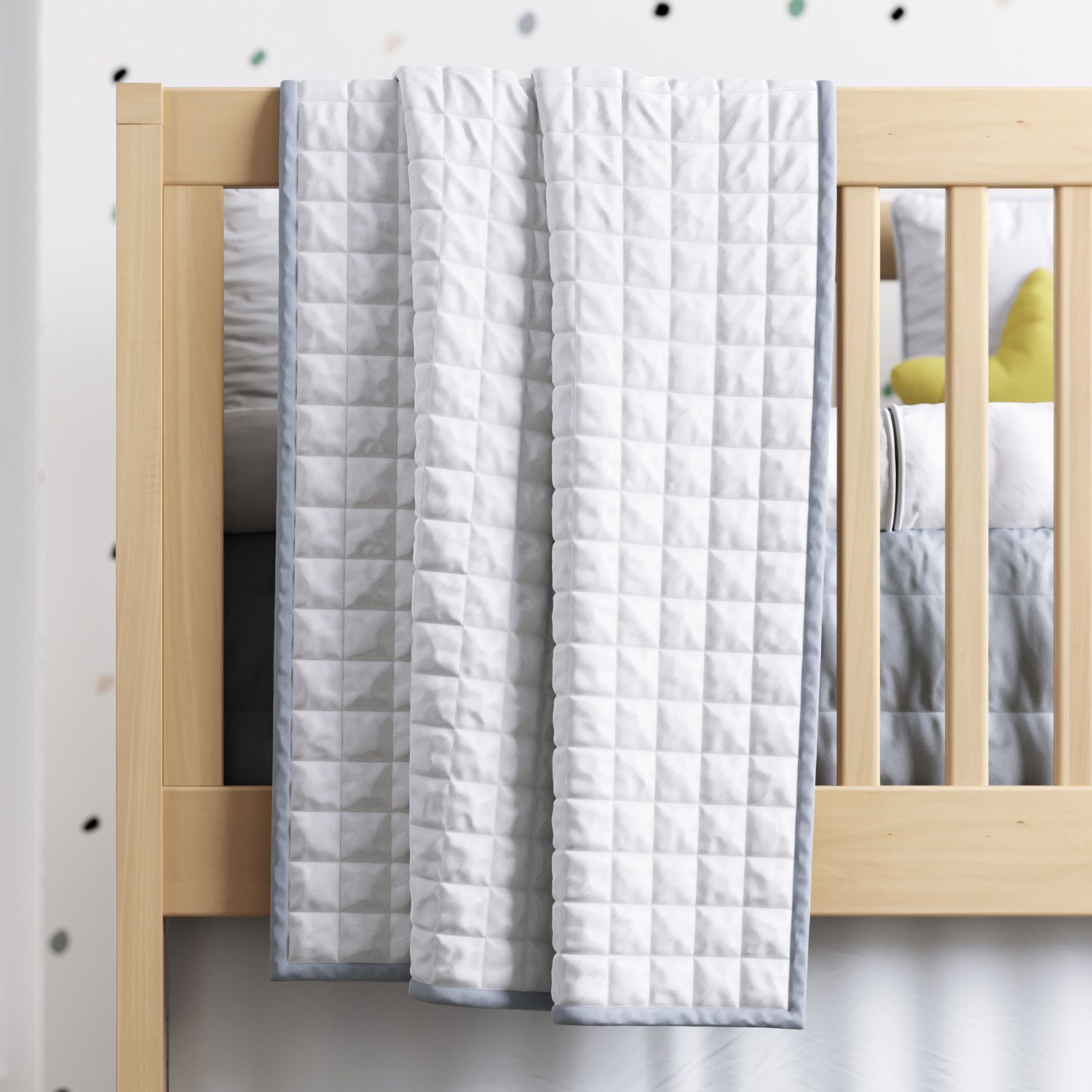 Kit Berço Coala Cinza e Bege