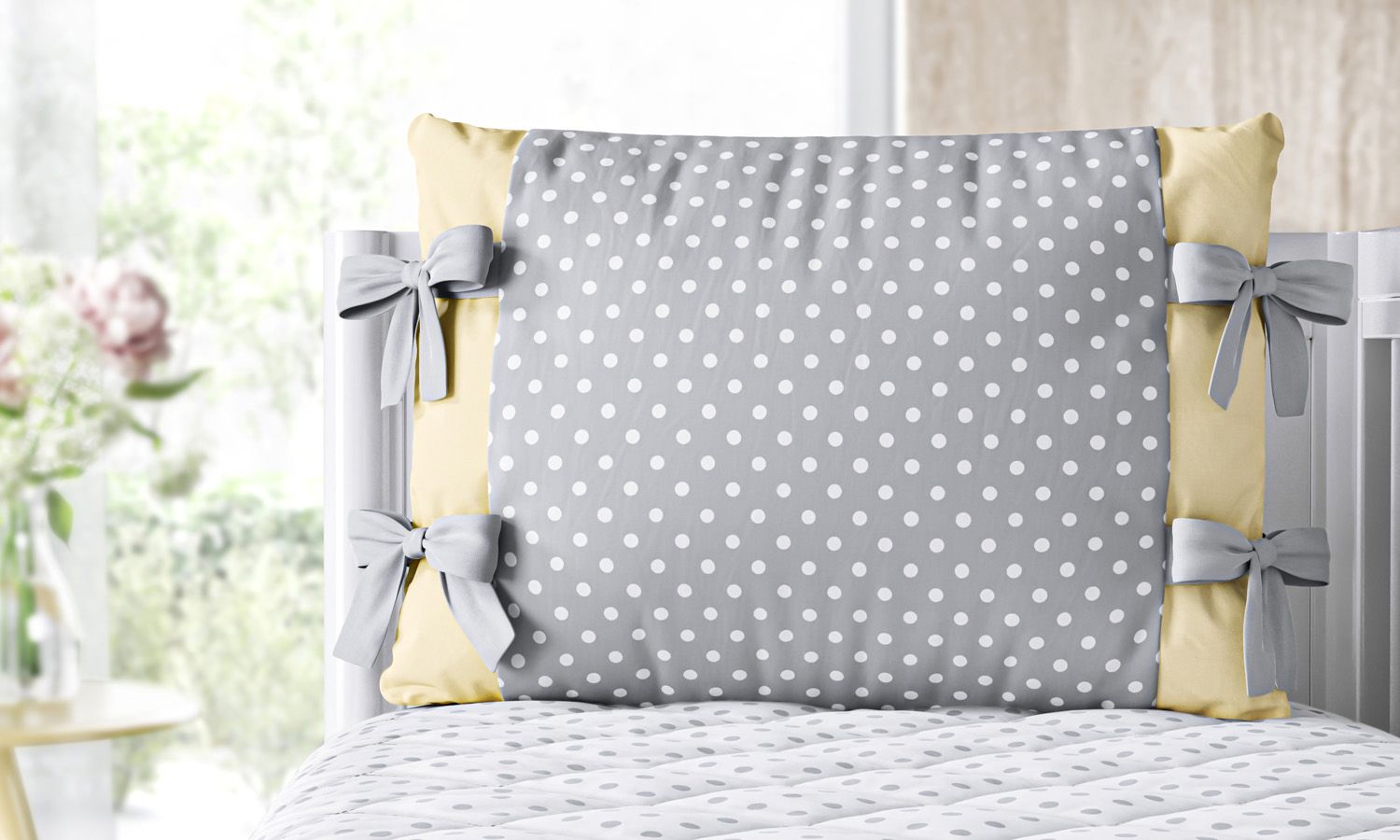 Kit Berço Trança Poá Rosa