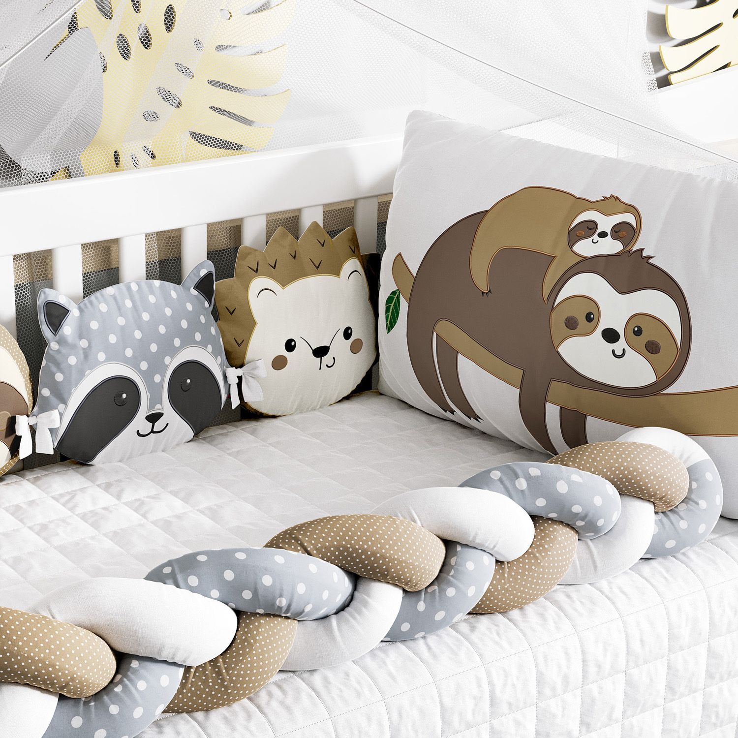 Kit Berço Amiguinhos do Bosque