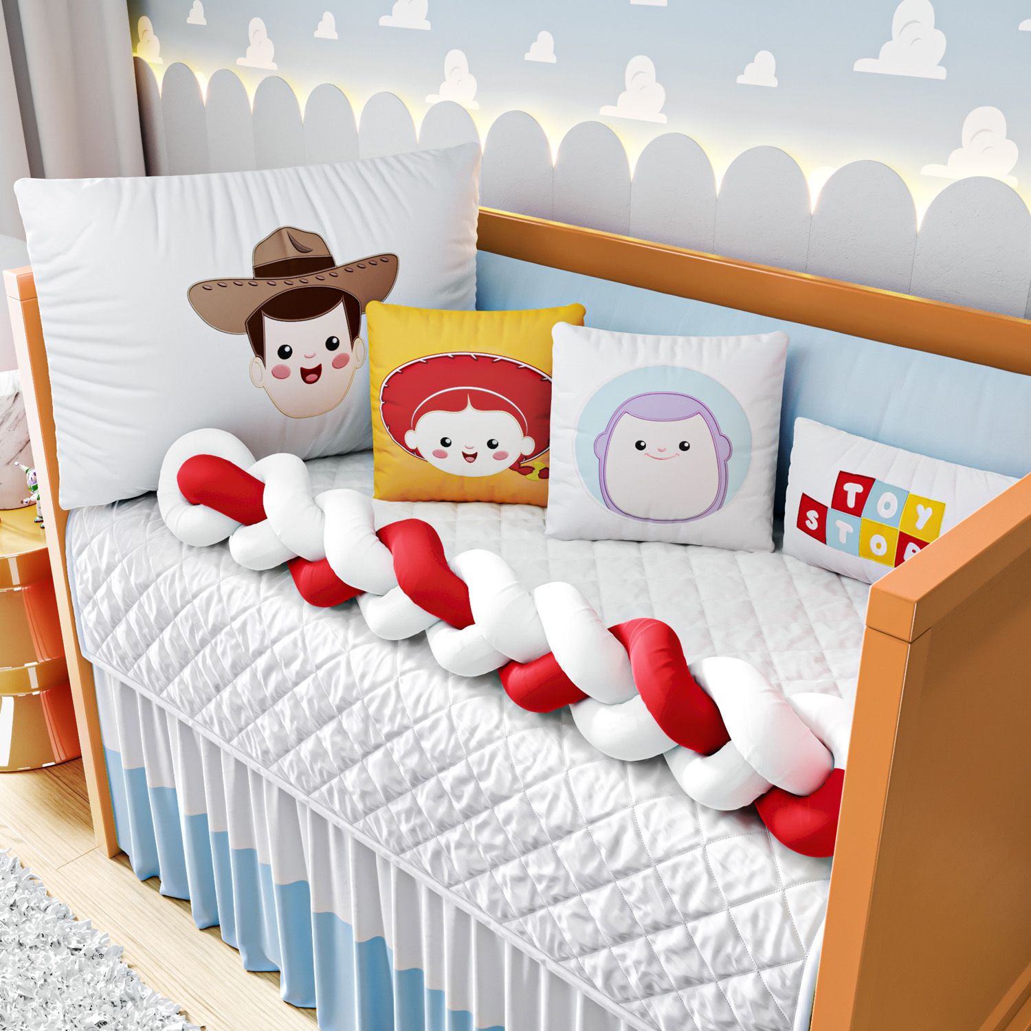Kit Berço Trança Toy Story