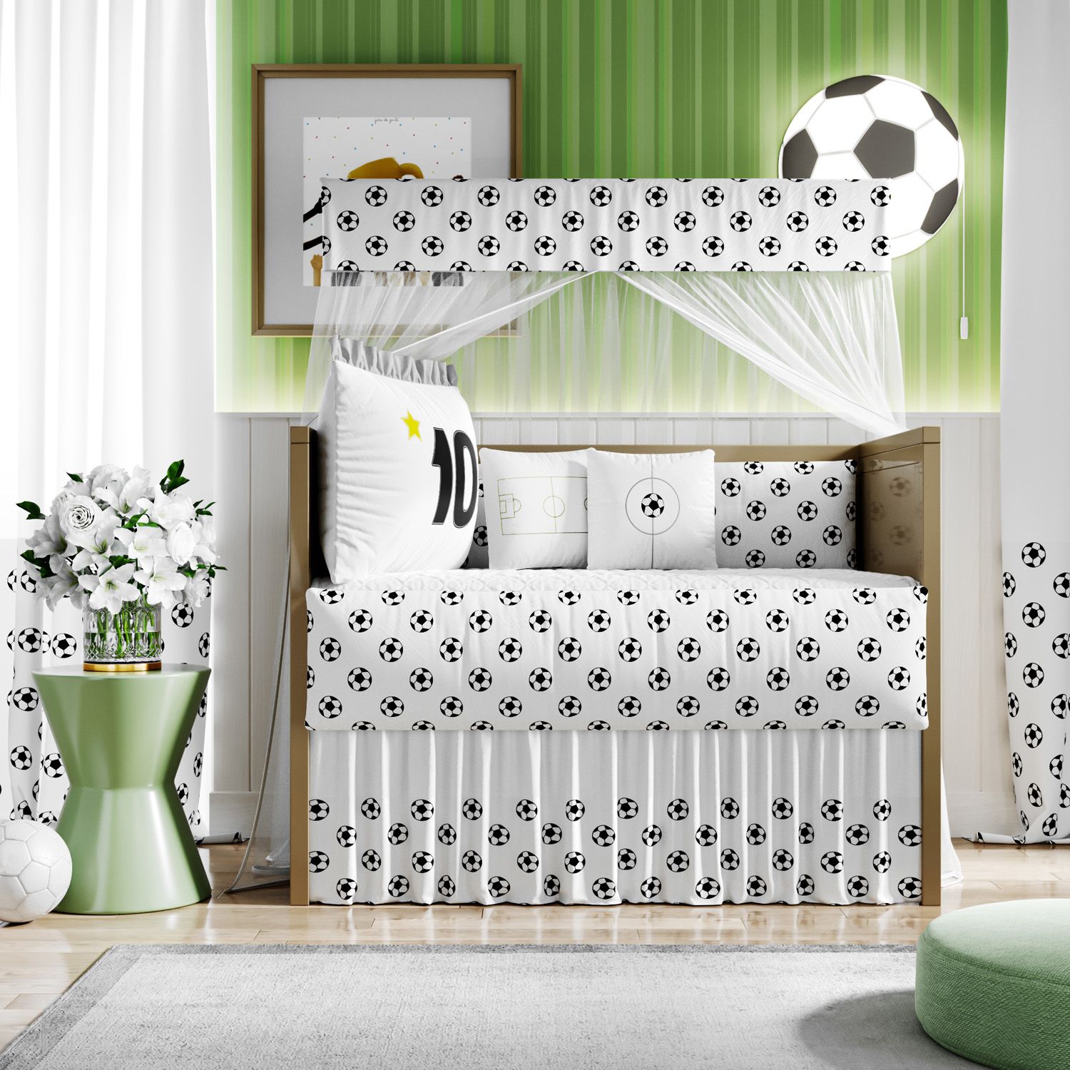 Kit Berço Camisa 10 Futebol