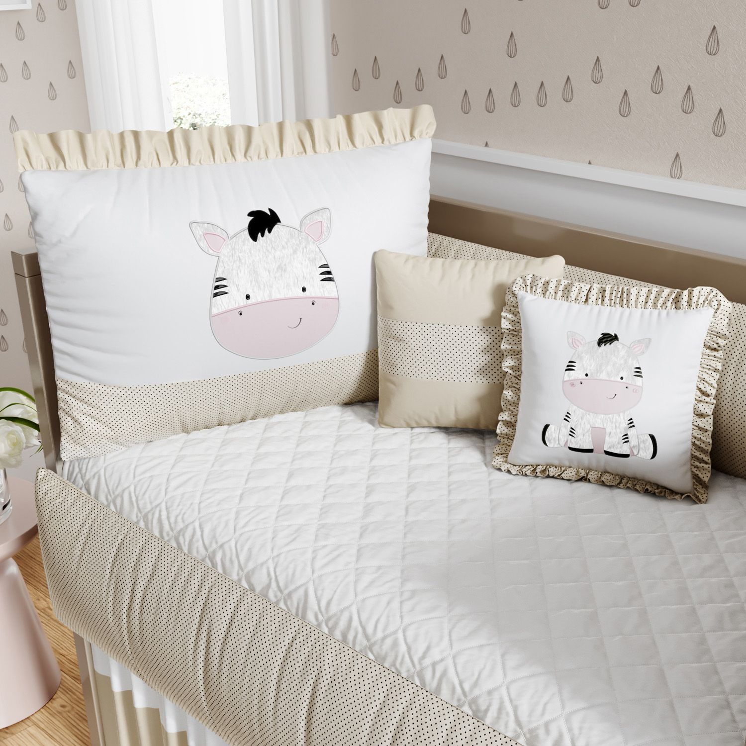 Kit Berço Safári Zebrinha