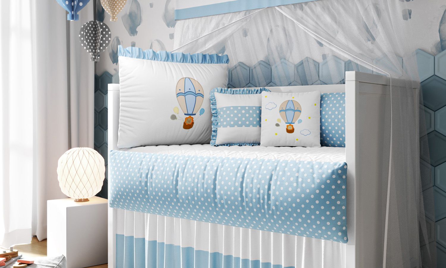 Kit Berço Leãozinho no Balão