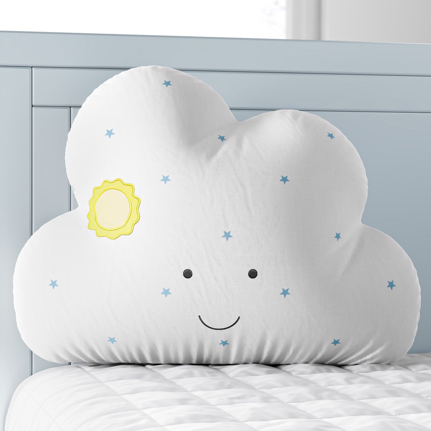 Almofada Amiguinha Nuvem Amanhecer Rosa 30cm