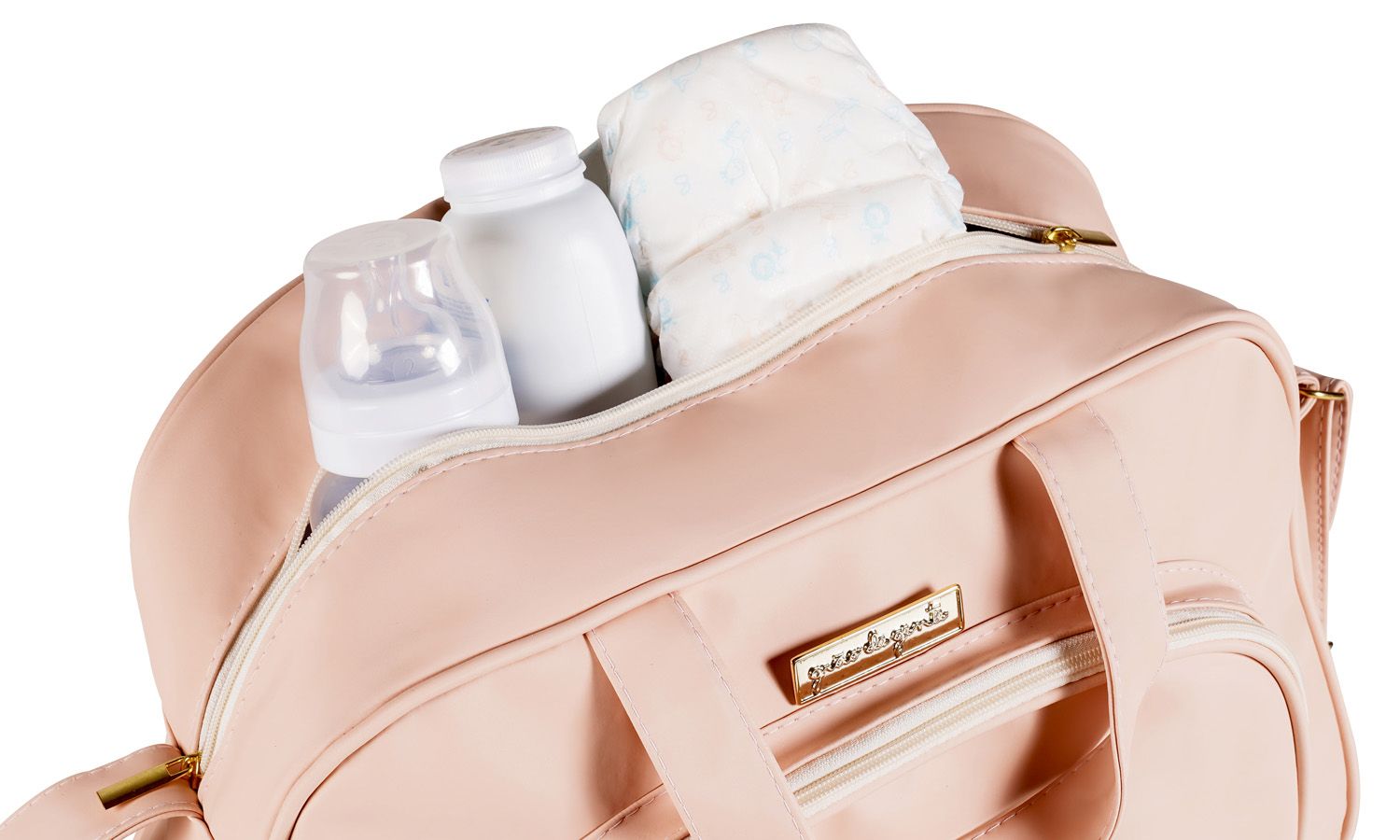 Bolsa Maternidade Verona Pêssego 41cm