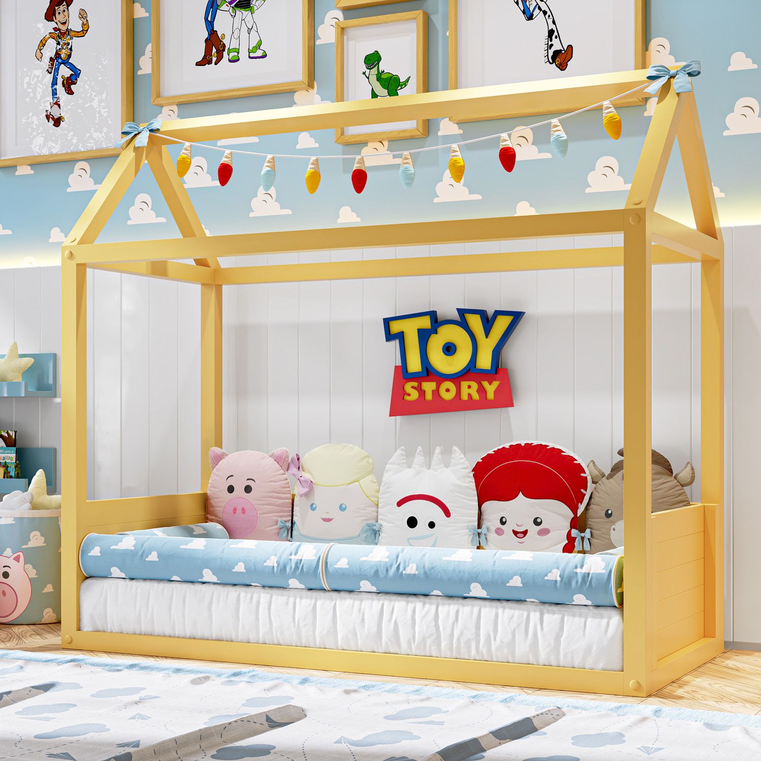 Kit Montessoriano Amiguinhos Toy Story Garfinho, Buzz, Jessie e Woody — vista alternativa