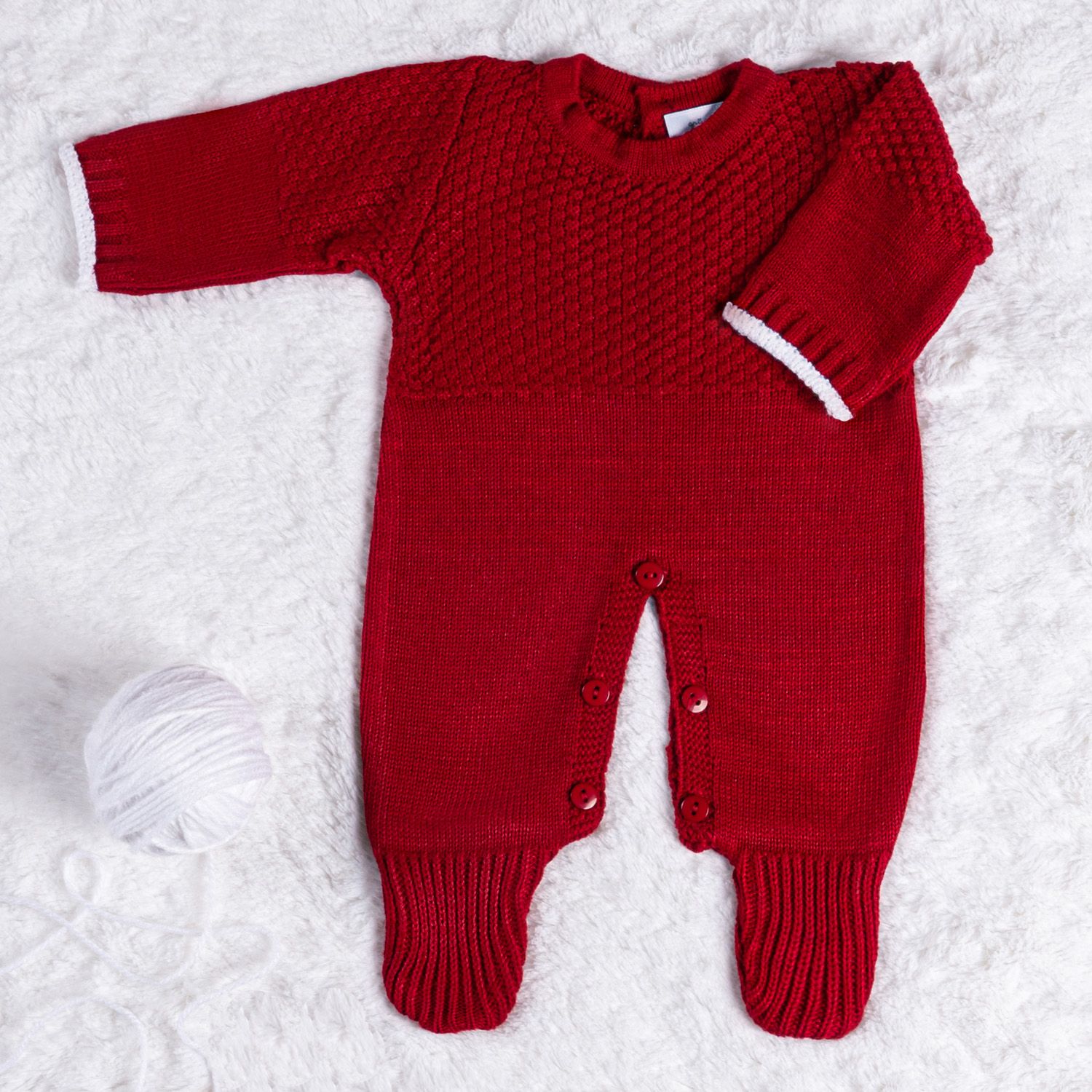 Saída Maternidade Tricot Ponto Arroz Branco e Lilás 02 Peças