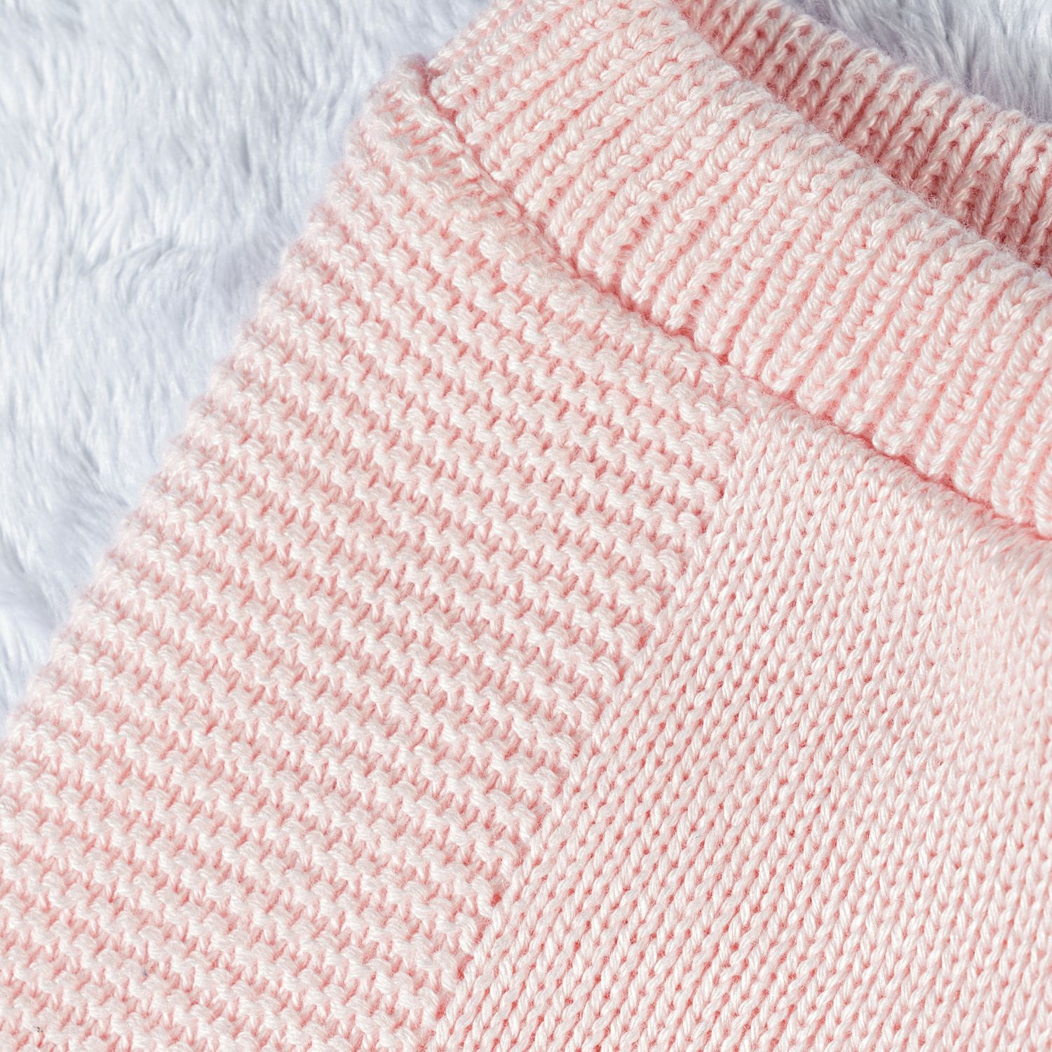 Calça Bebê Tricot Faixa Lateral Branco