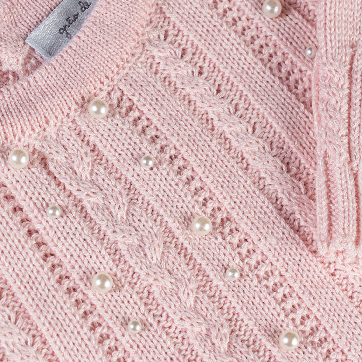 Macacão Tricot Trança Pérola Vermelho