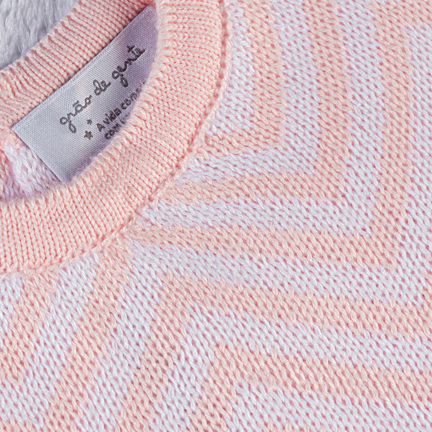 Macacão Tricot Chevron Vermelho e Branco