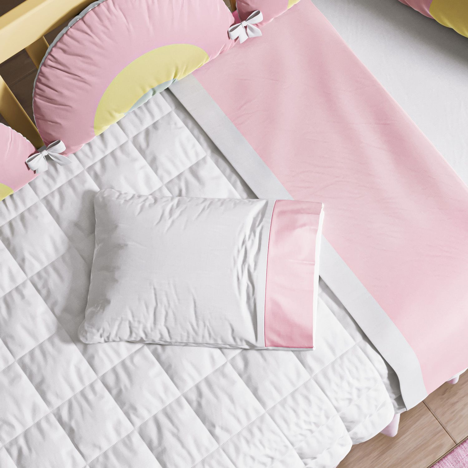 Kit Berço Amiguinhas Arco-íris