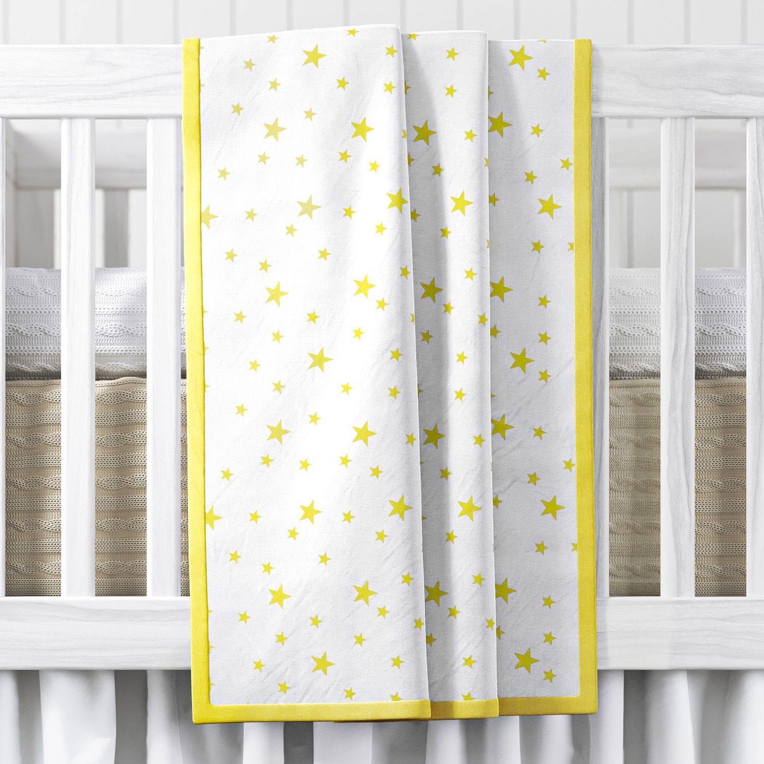 Manta Estrelas Amarelo 1,45M