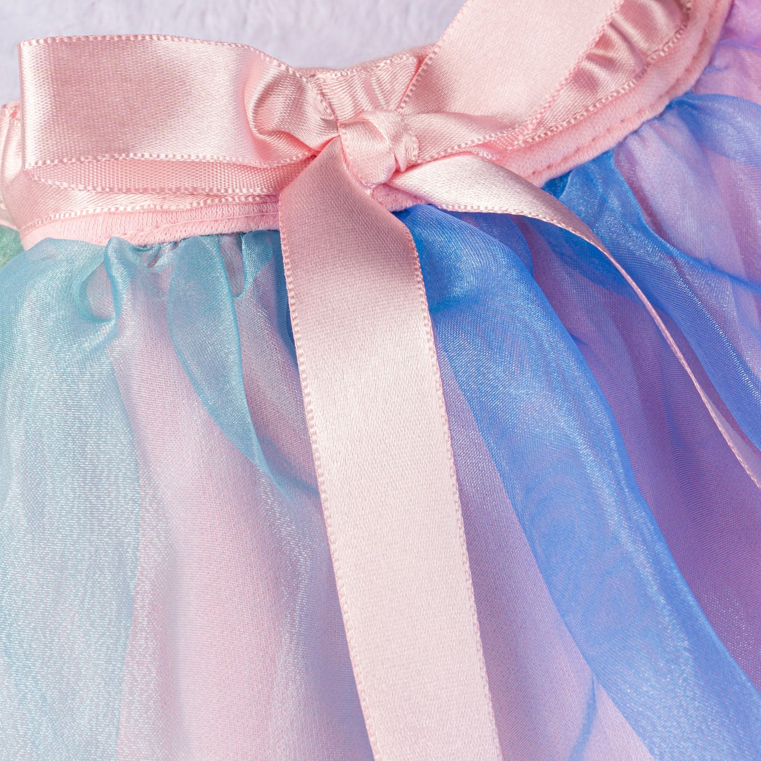 Saia Tutu Colorida com Laço 3 a 4 anos